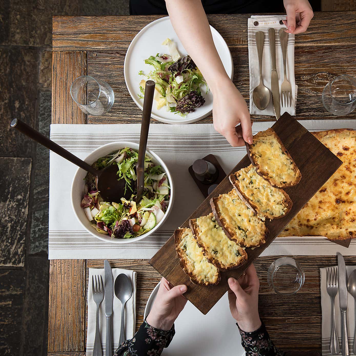 Artisan Street Salad Servers