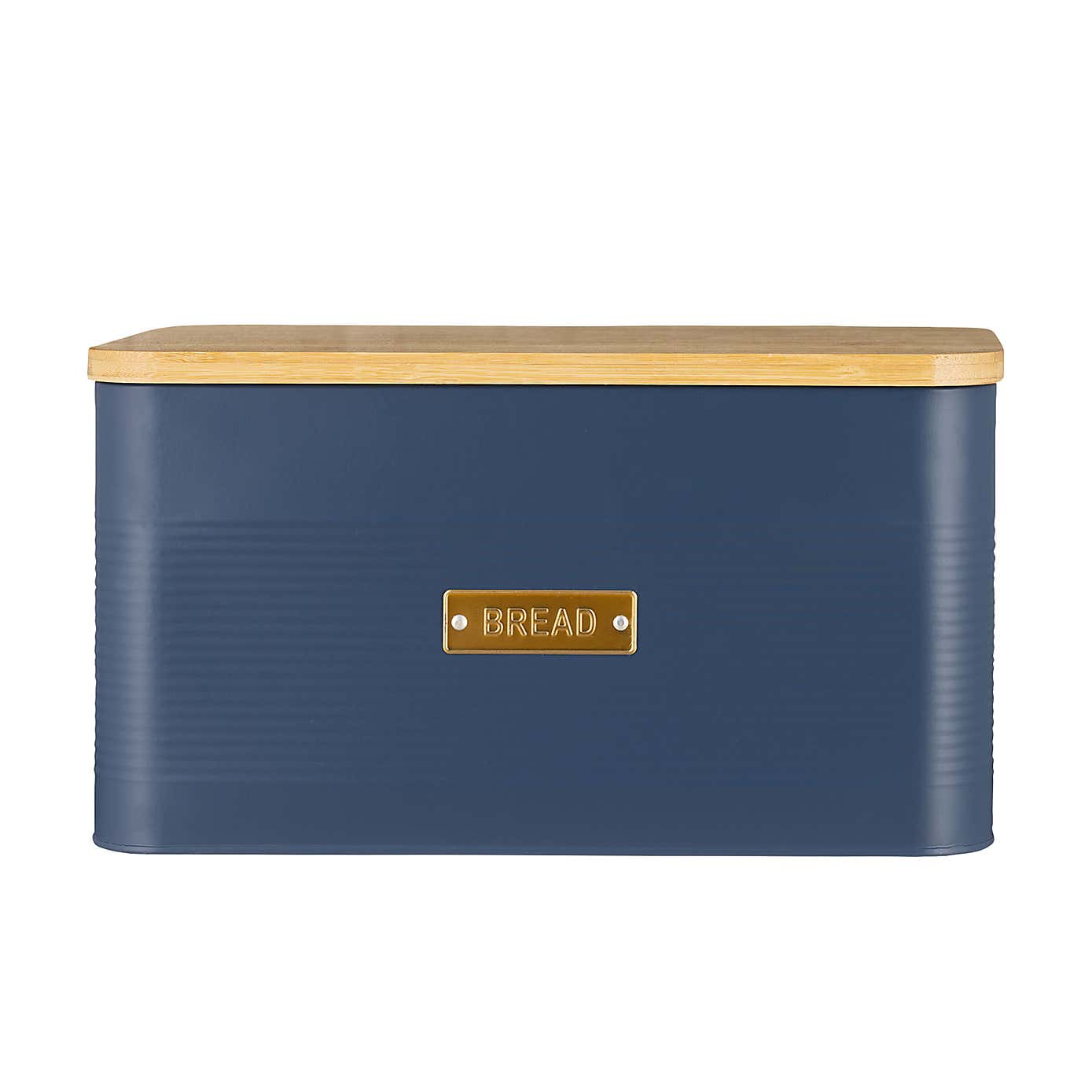 Otto Square Navy Bread Bin