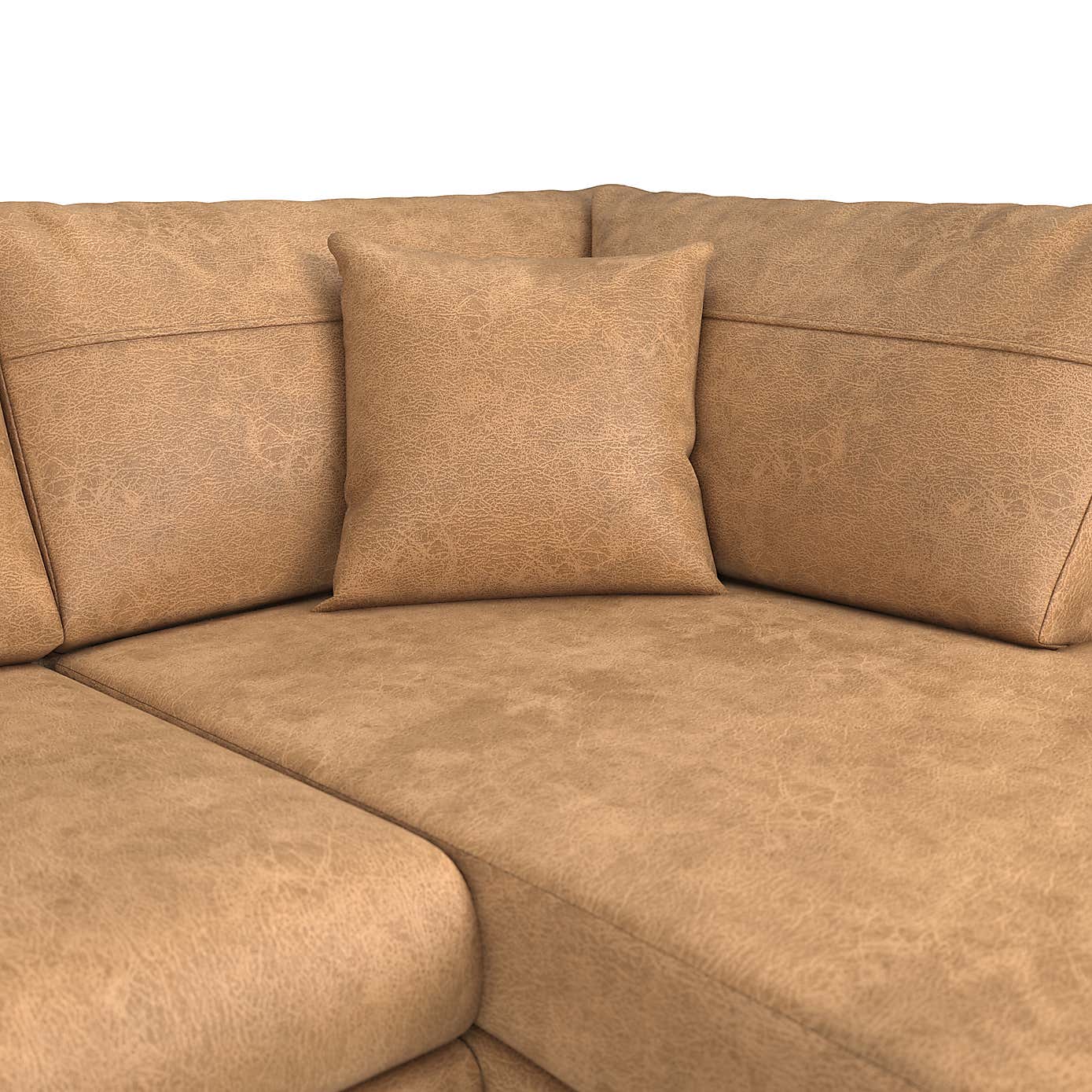 Carson Faux Leather Right Hand Corner Sofa