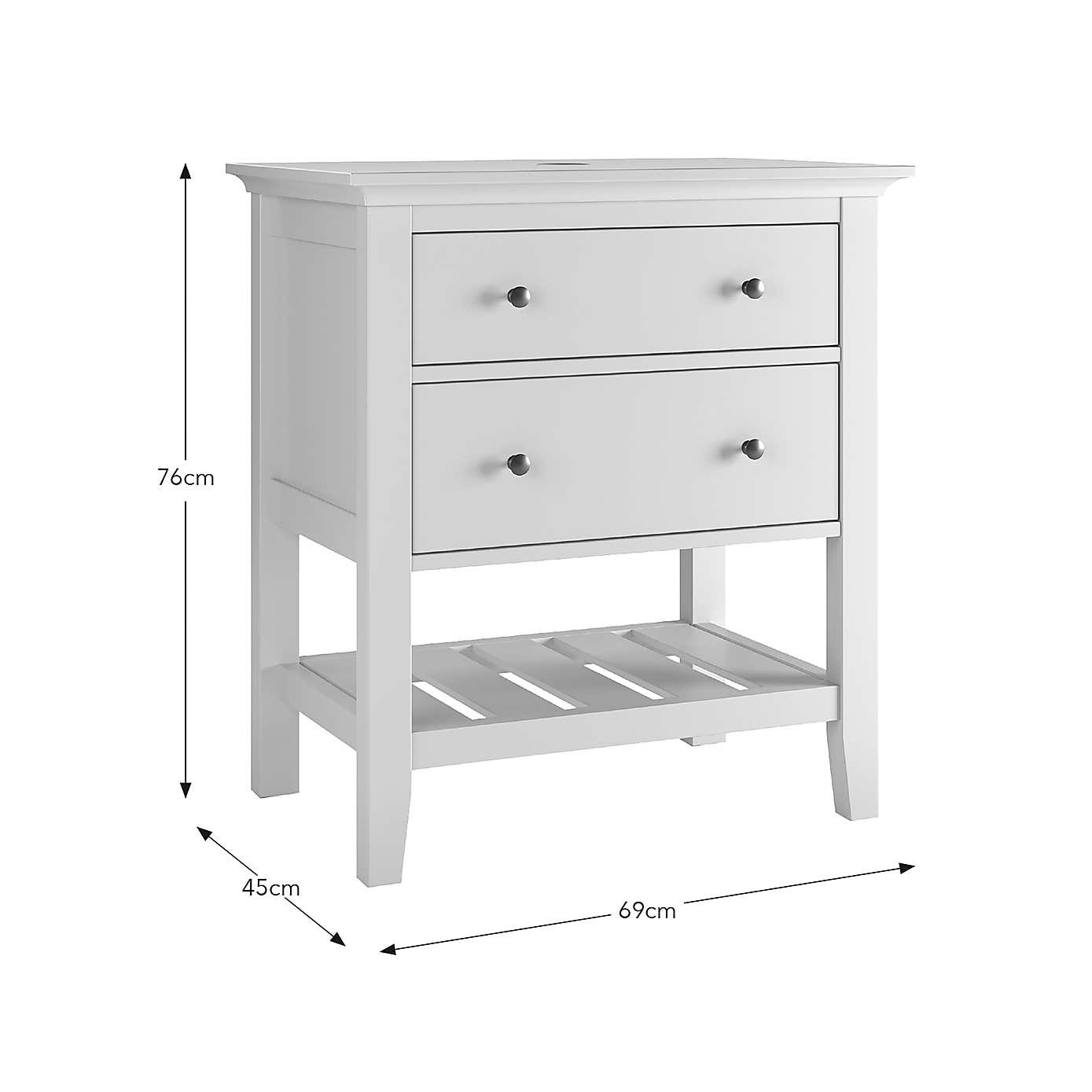 Lynton Vanity Unit, White