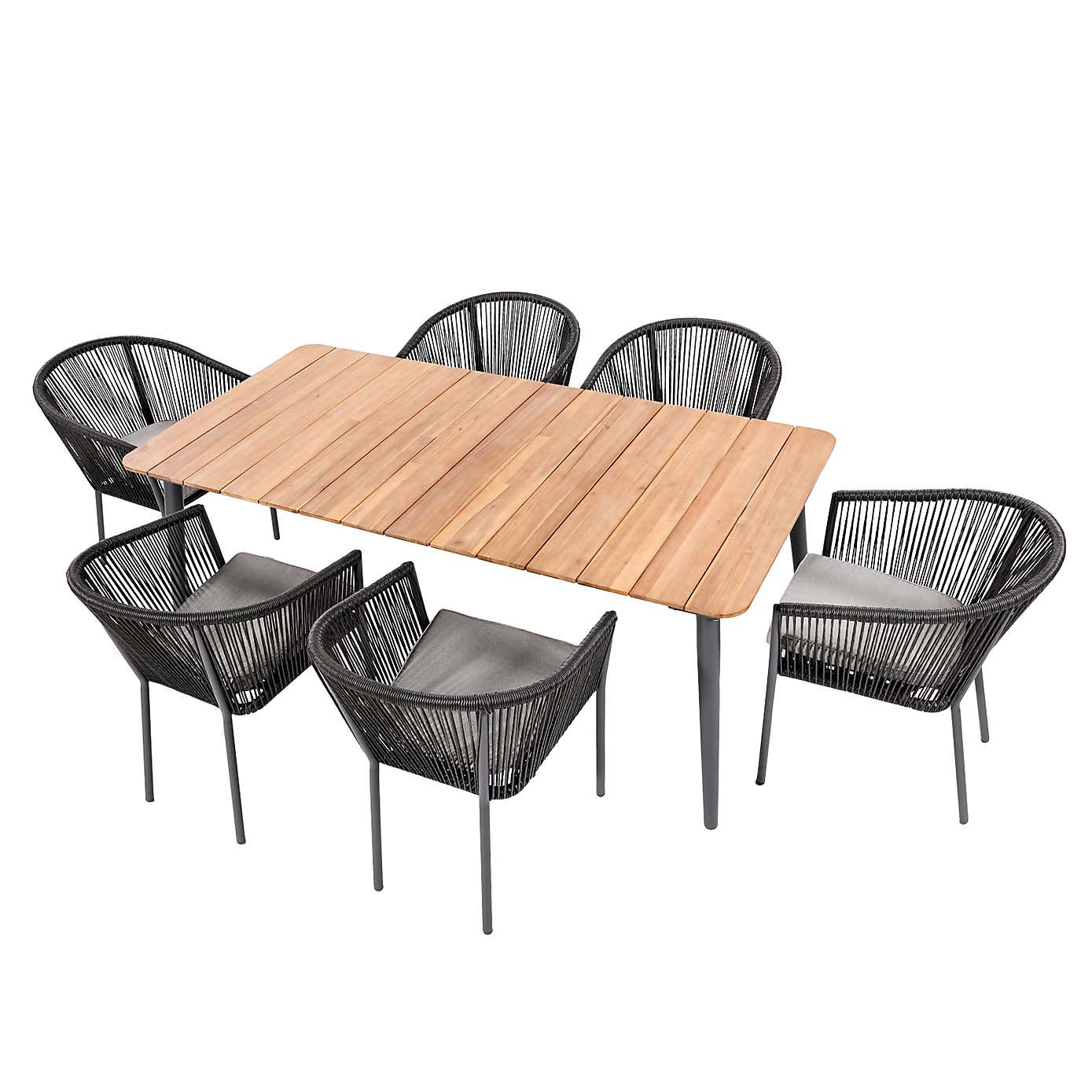 Reims Grey Garden Dining Set