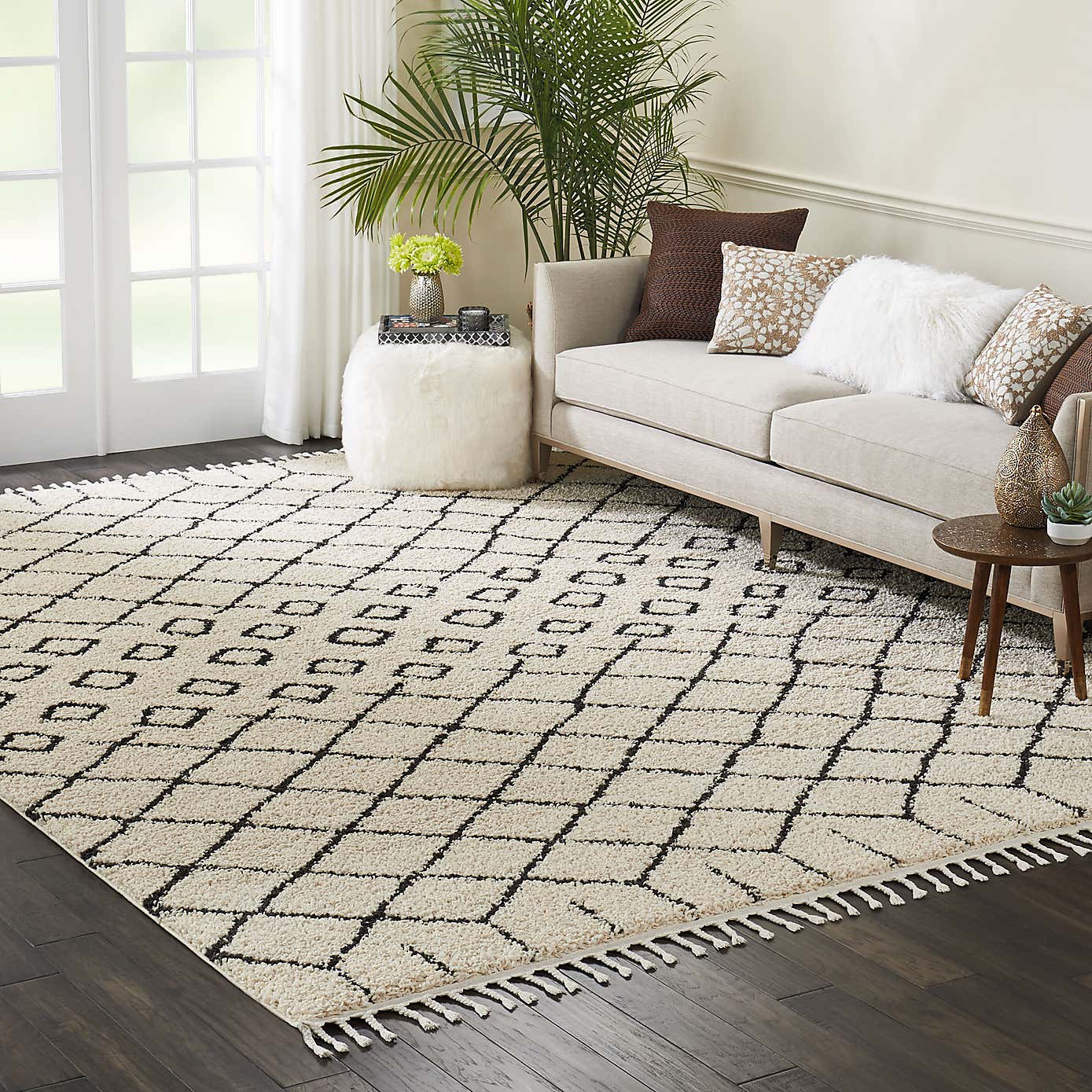 Moroccan 1 Shaggy Rug