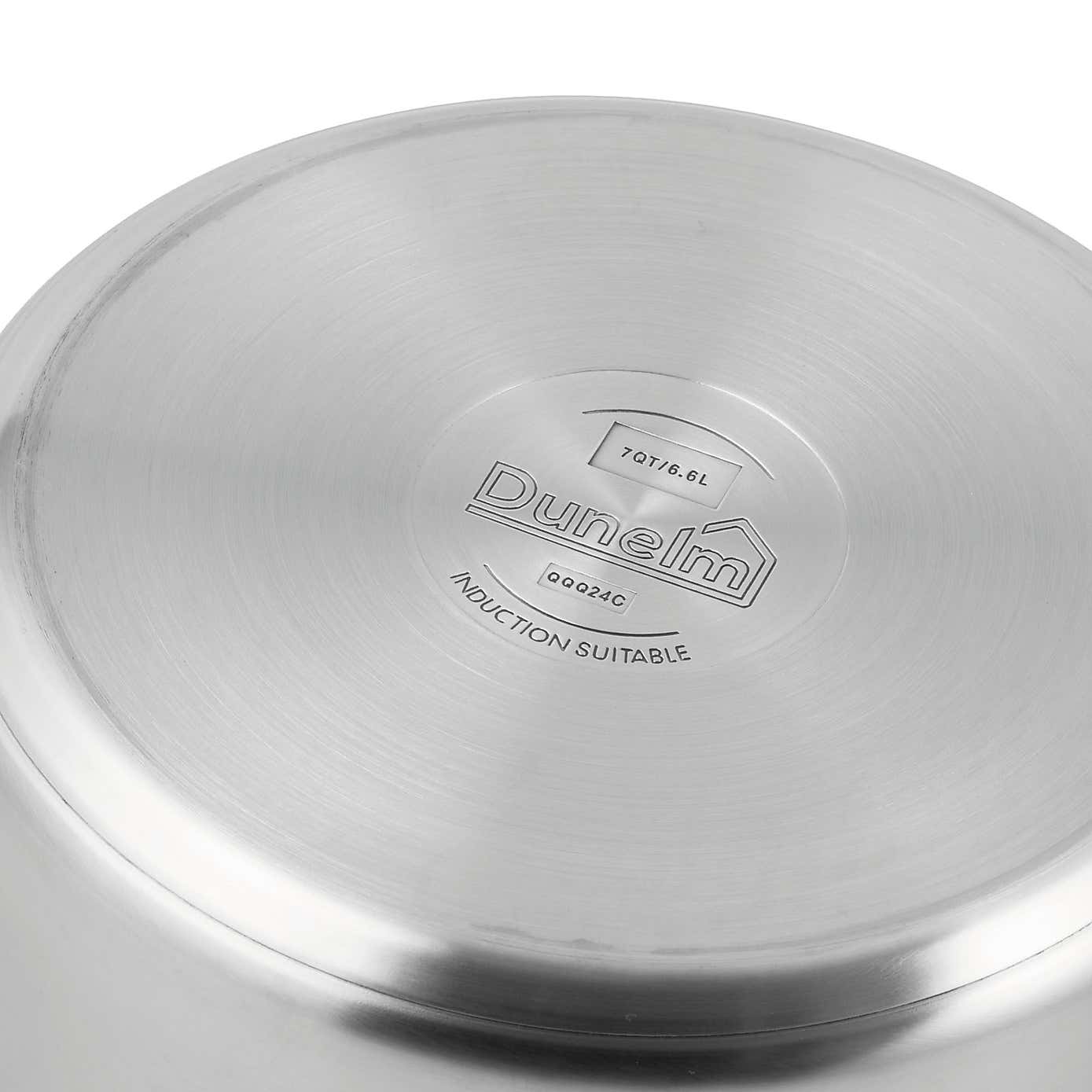 Gourmet Stainless Steel Stockpot with Lid, 24cm