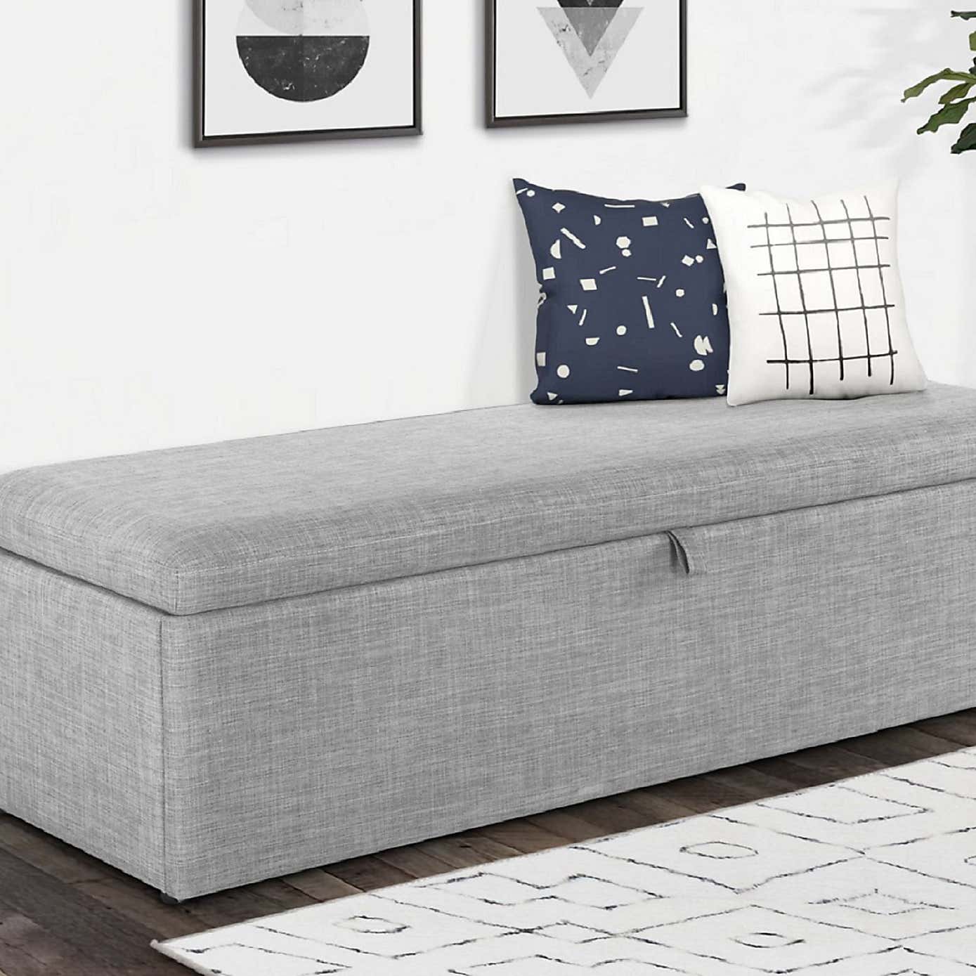 Sorrento Linen Blanket Box