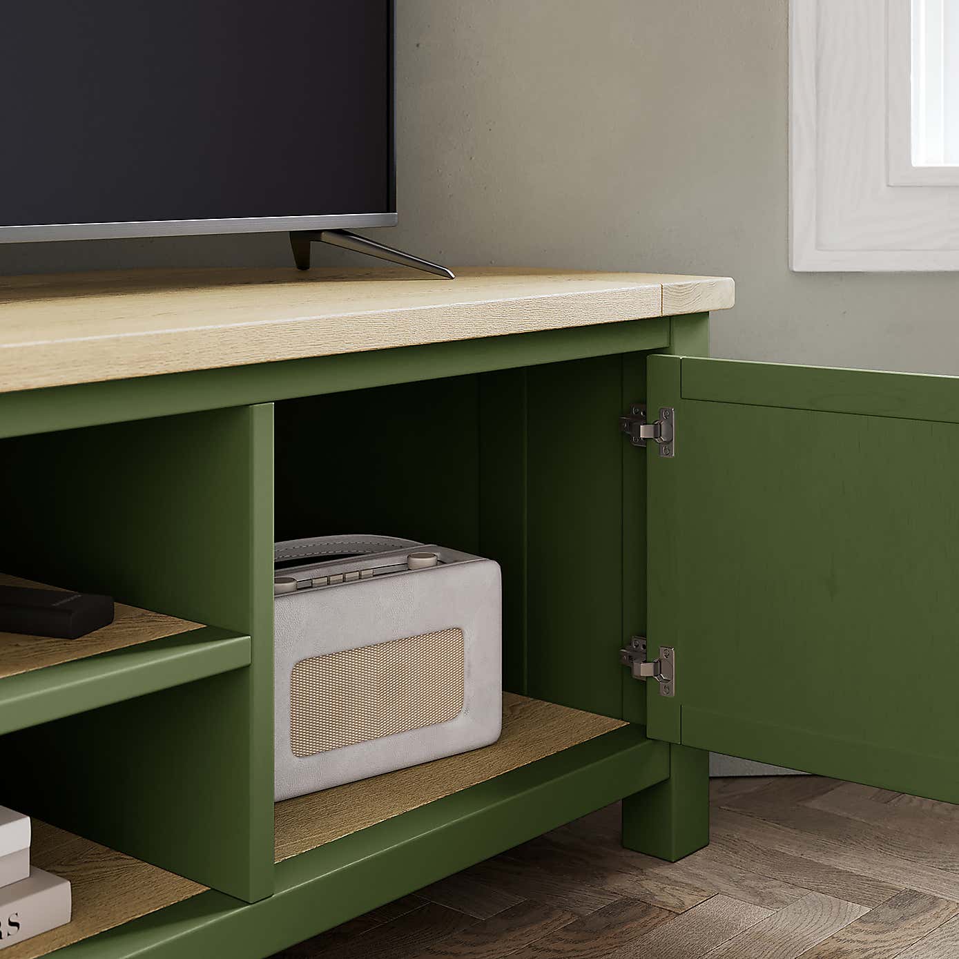 Olney Corner TV Unit Stone