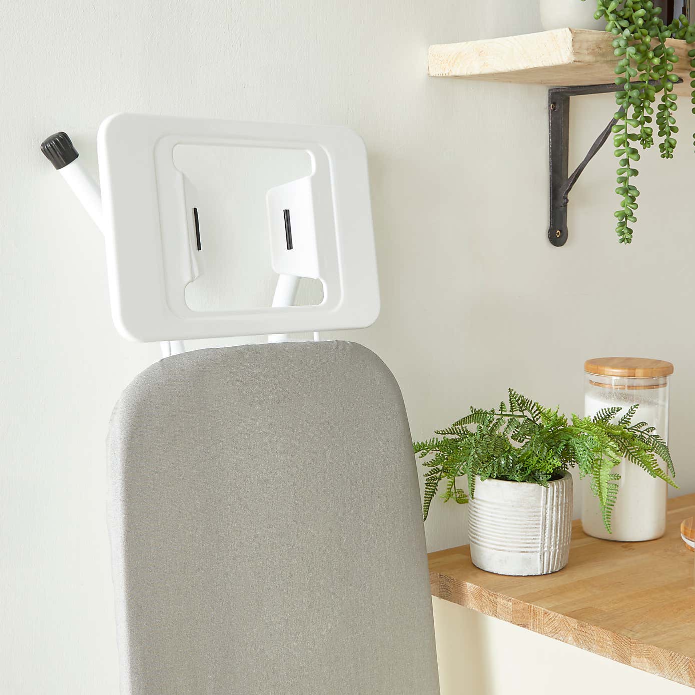 Silver Ironing Board with Reflective Cover