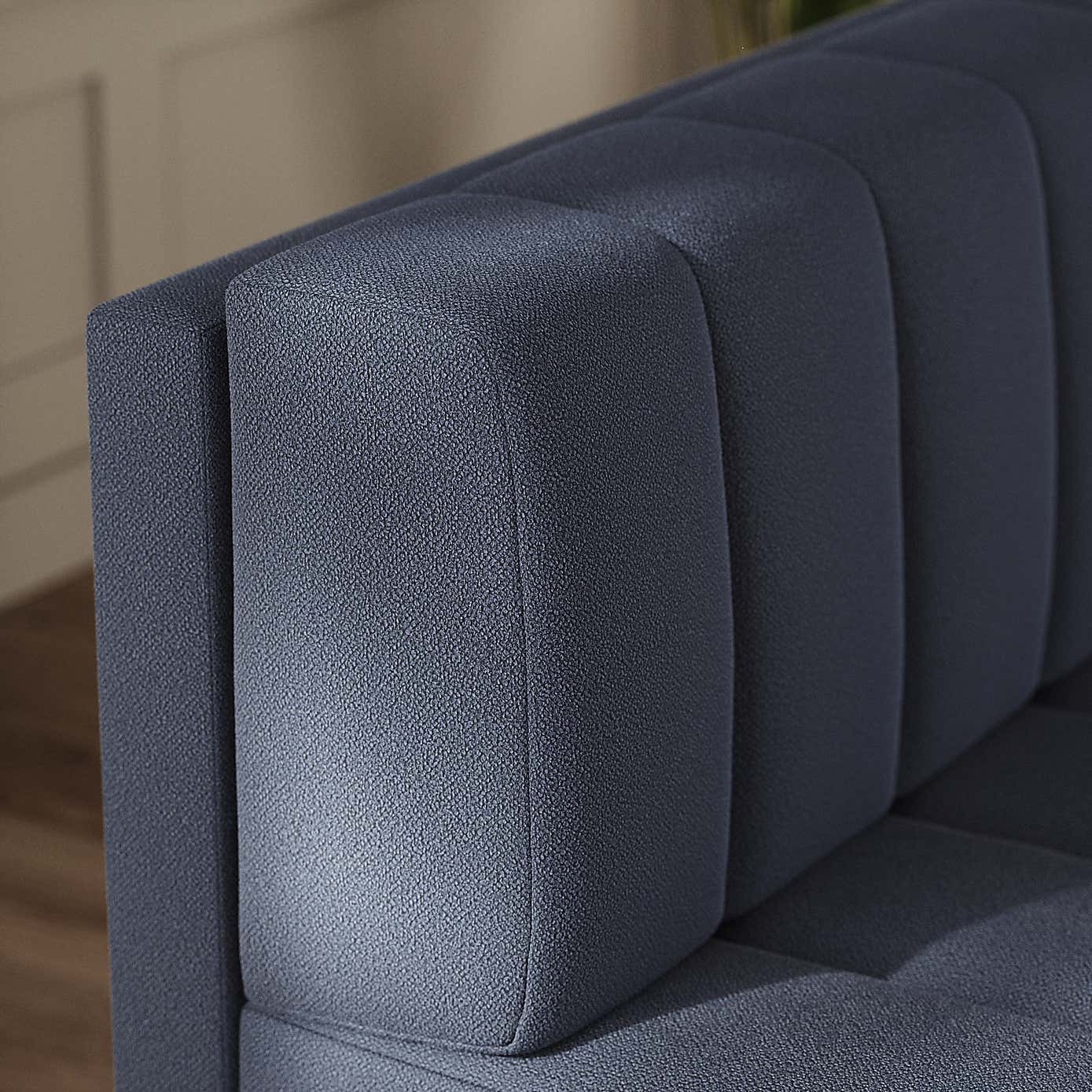 Amali Corner Dining Bench, Boucle