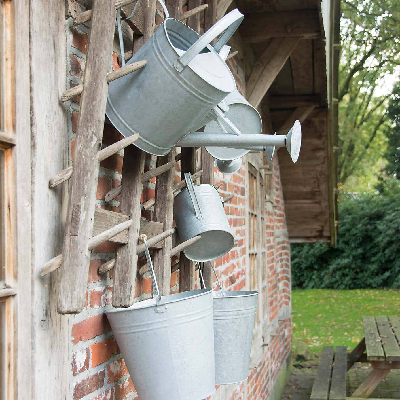 Fallen Fruits Old Zinc Bucket