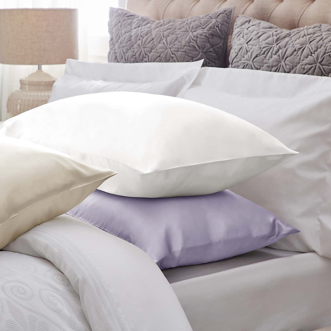 Dorma Champagne Silk Pillowcase