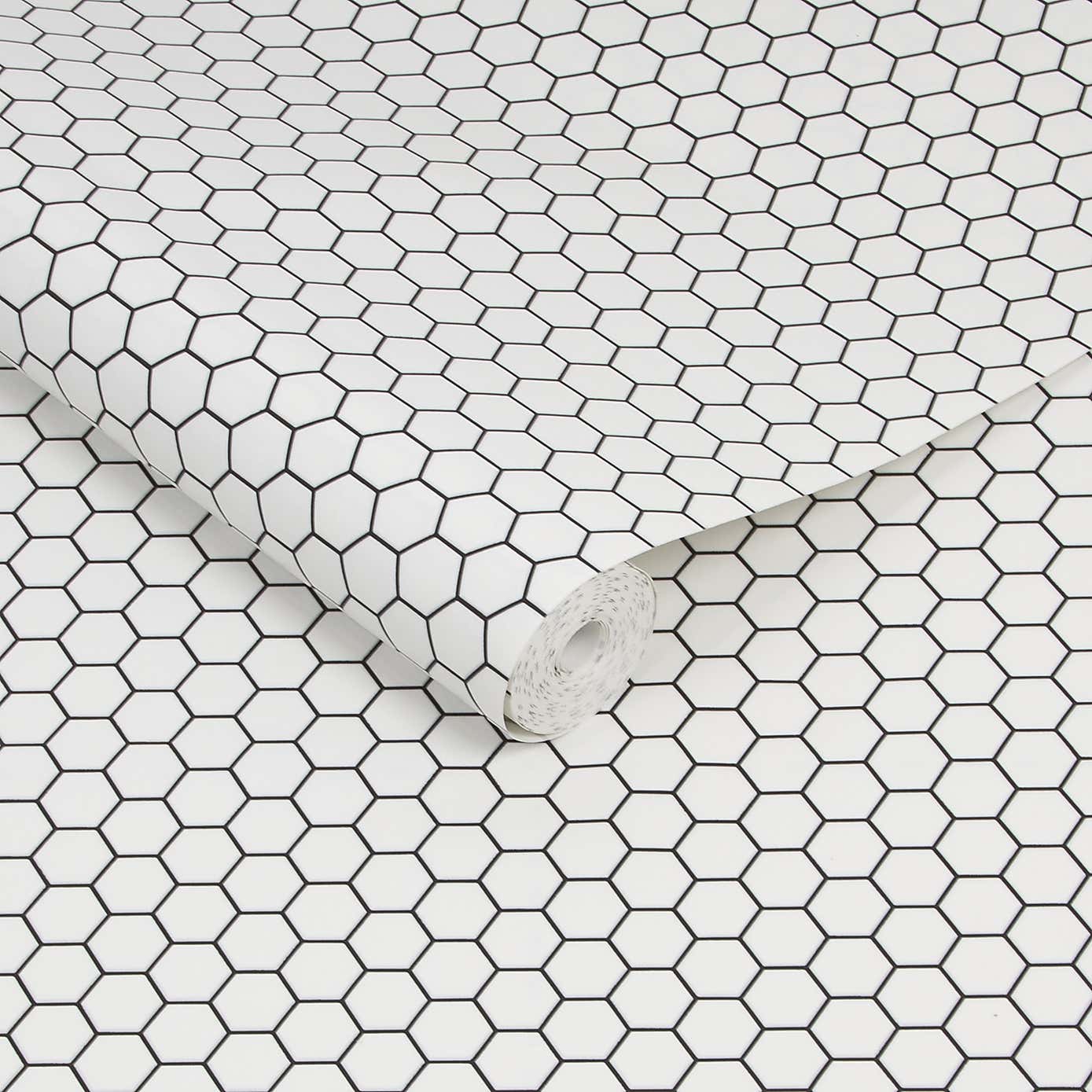 Contour Hexagon Lattice Wallpaper