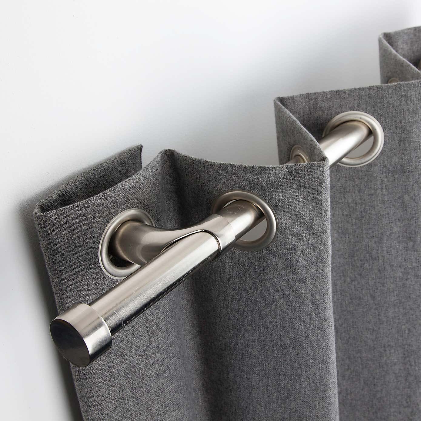 Trinity Room Darkening Extendable Eyelet Curtain Pole