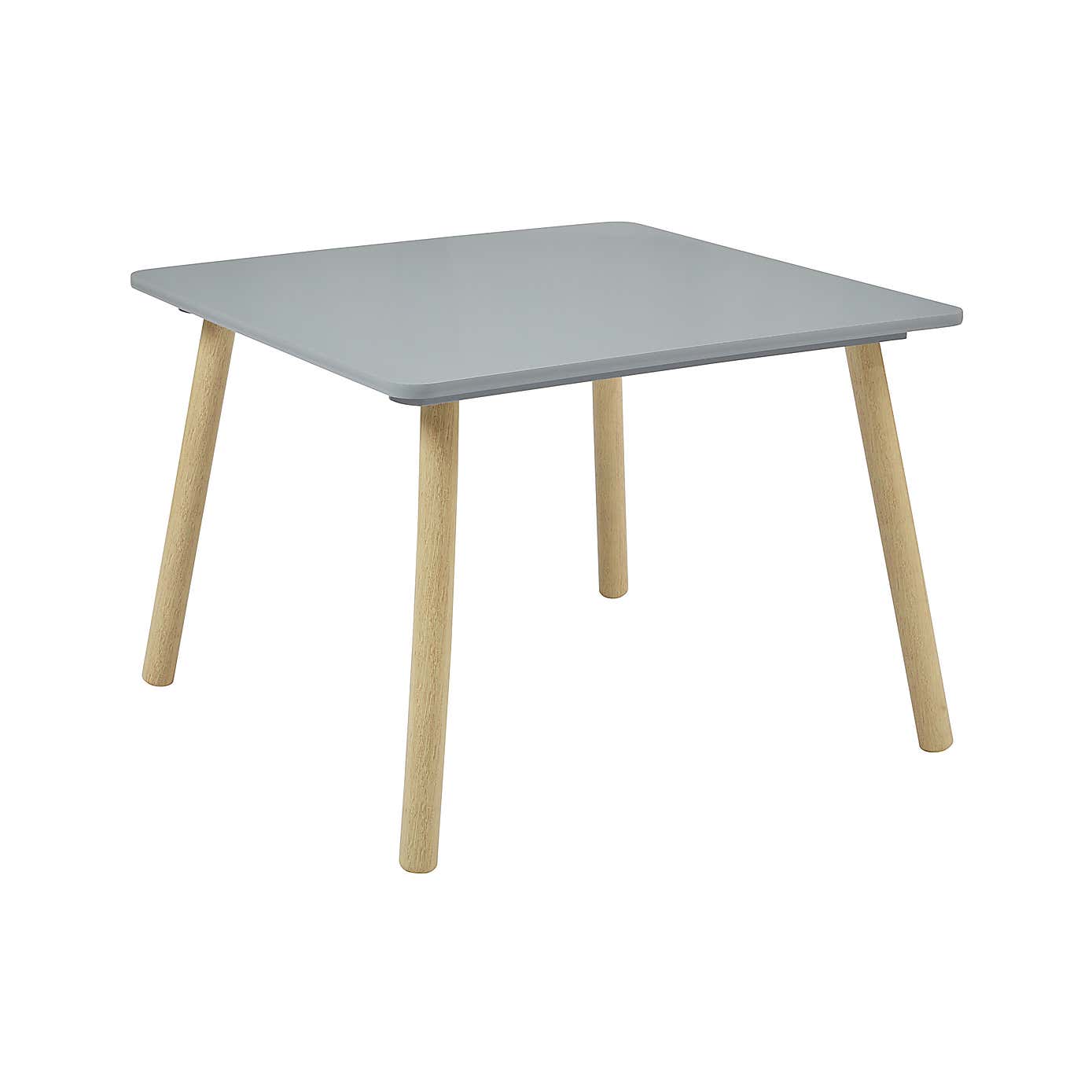 Liberty House Kids Table And Two Chairs Set, Pine