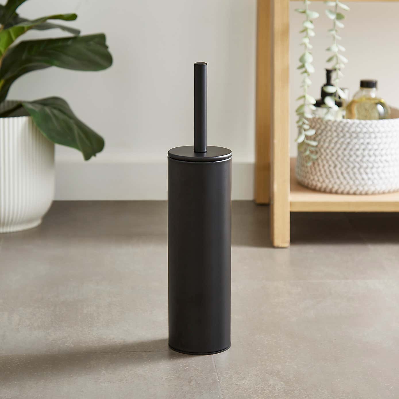 Slim Metal Toilet Brush