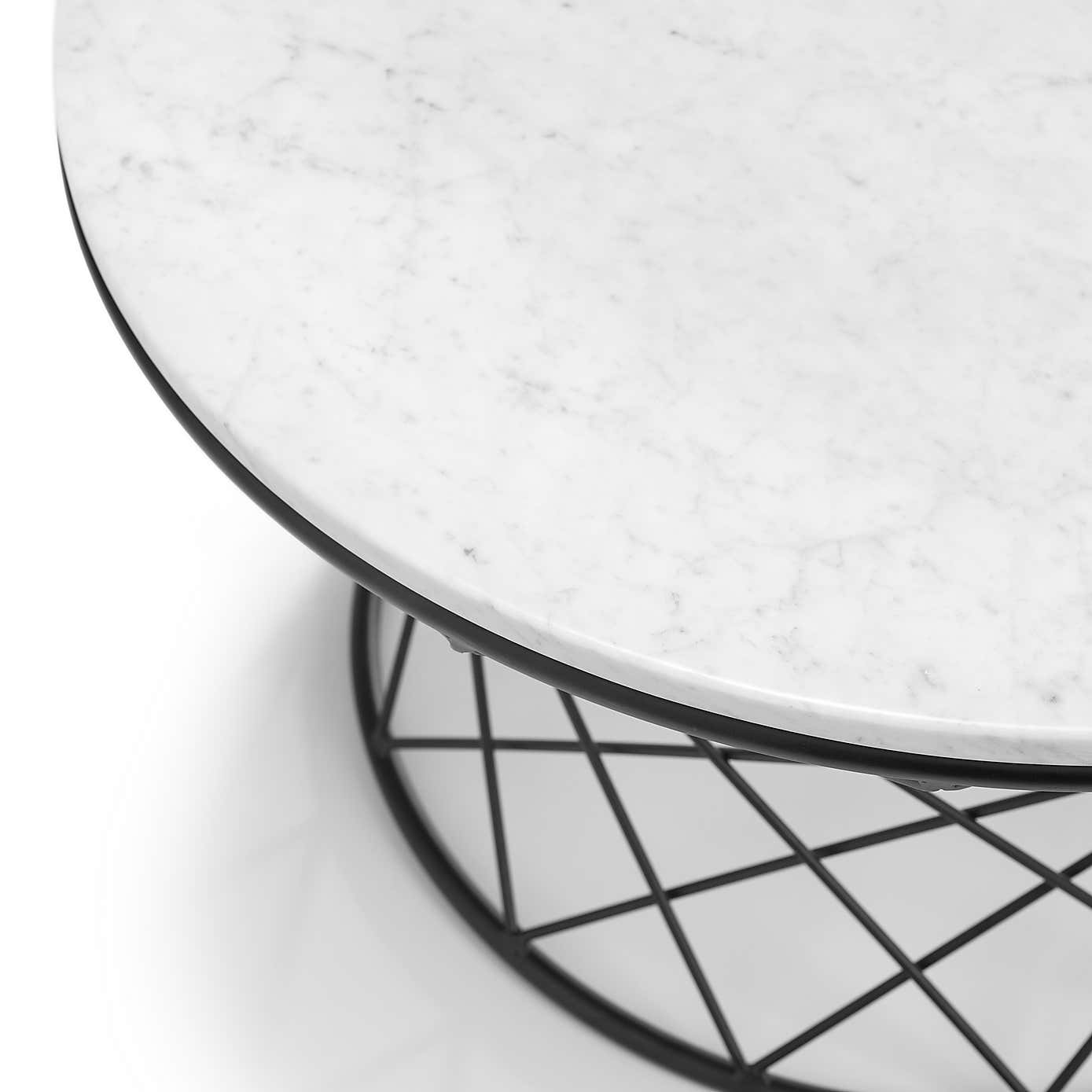 Trevi Real Marble Coffee Table