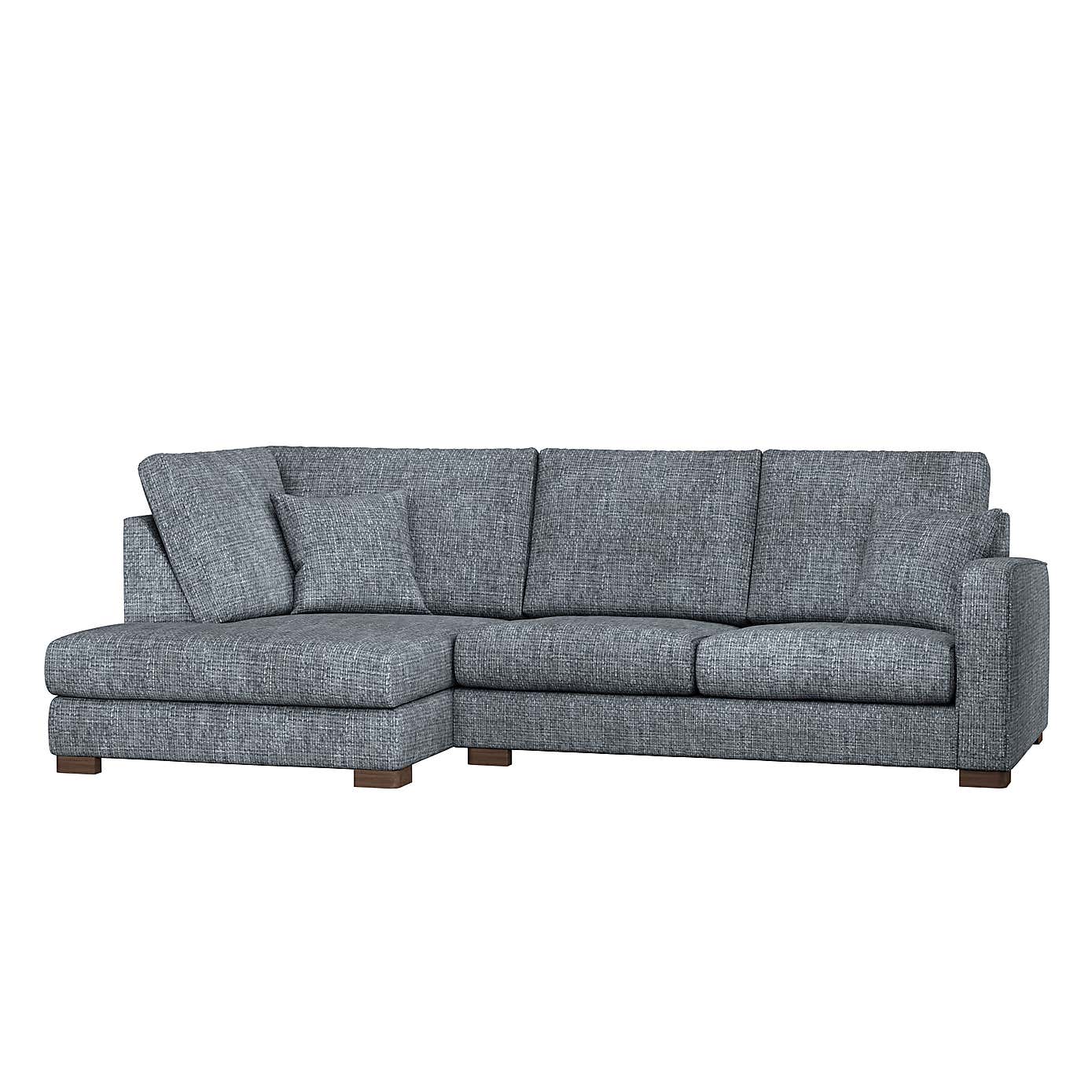 Carson Chunky Chenille Right Hand Corner Sofa