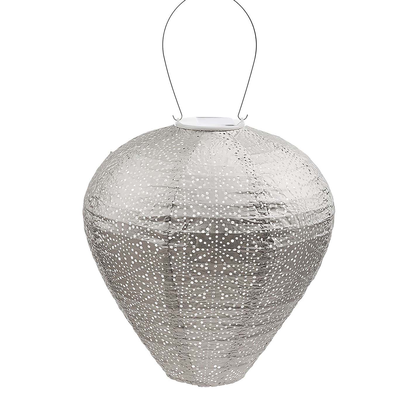 Fallen Fruits Balloon Sashiko Solar Lantern