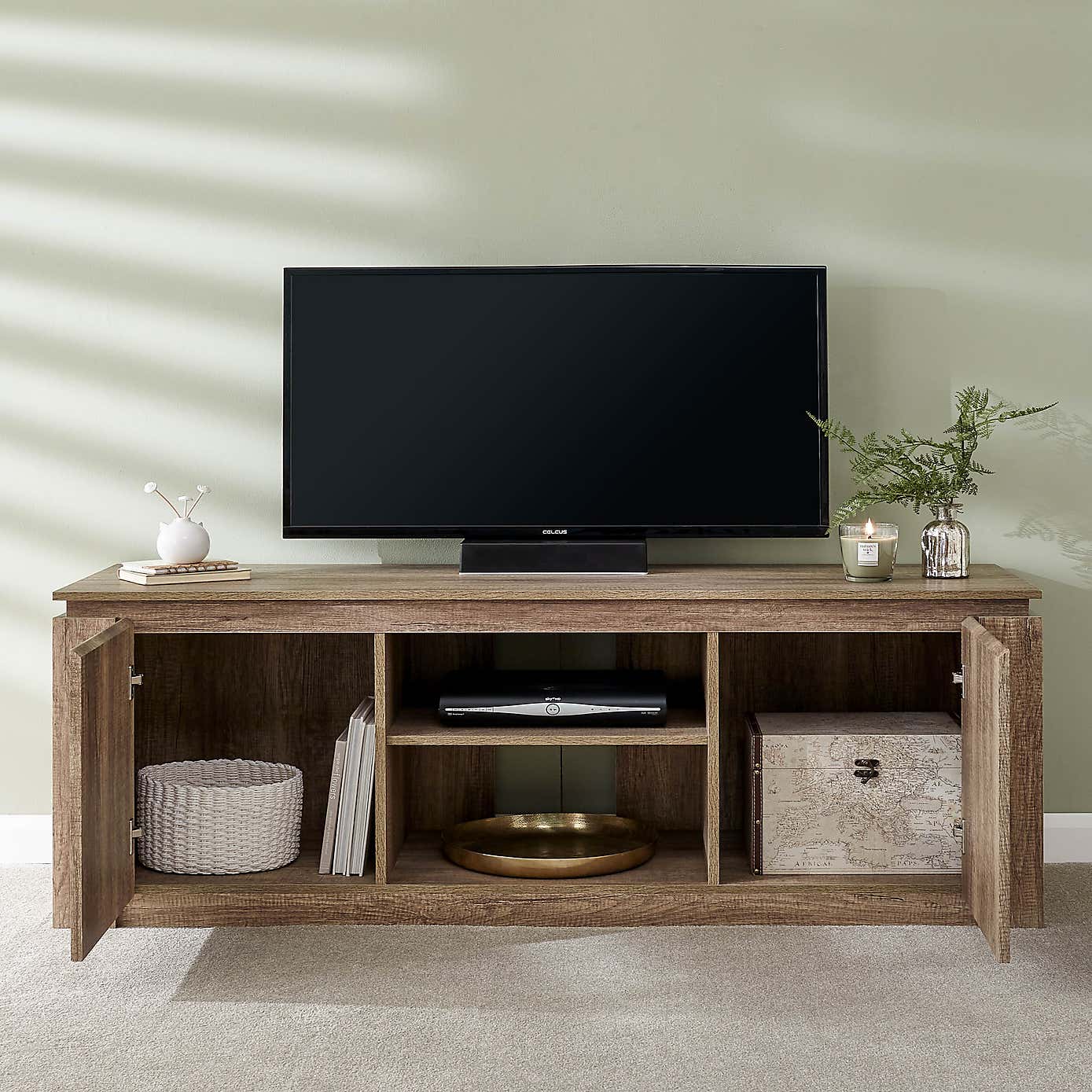 Canyon Oak TV Stand