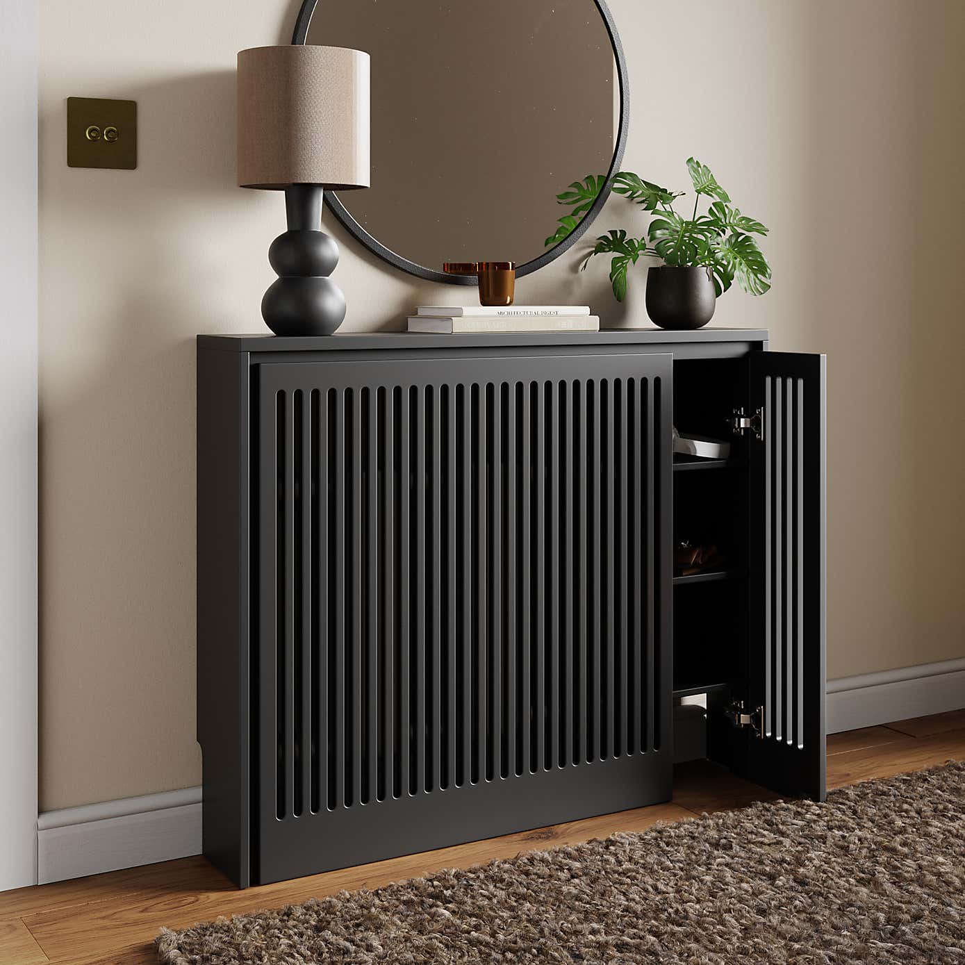 Mary Radiator Cover with Storage