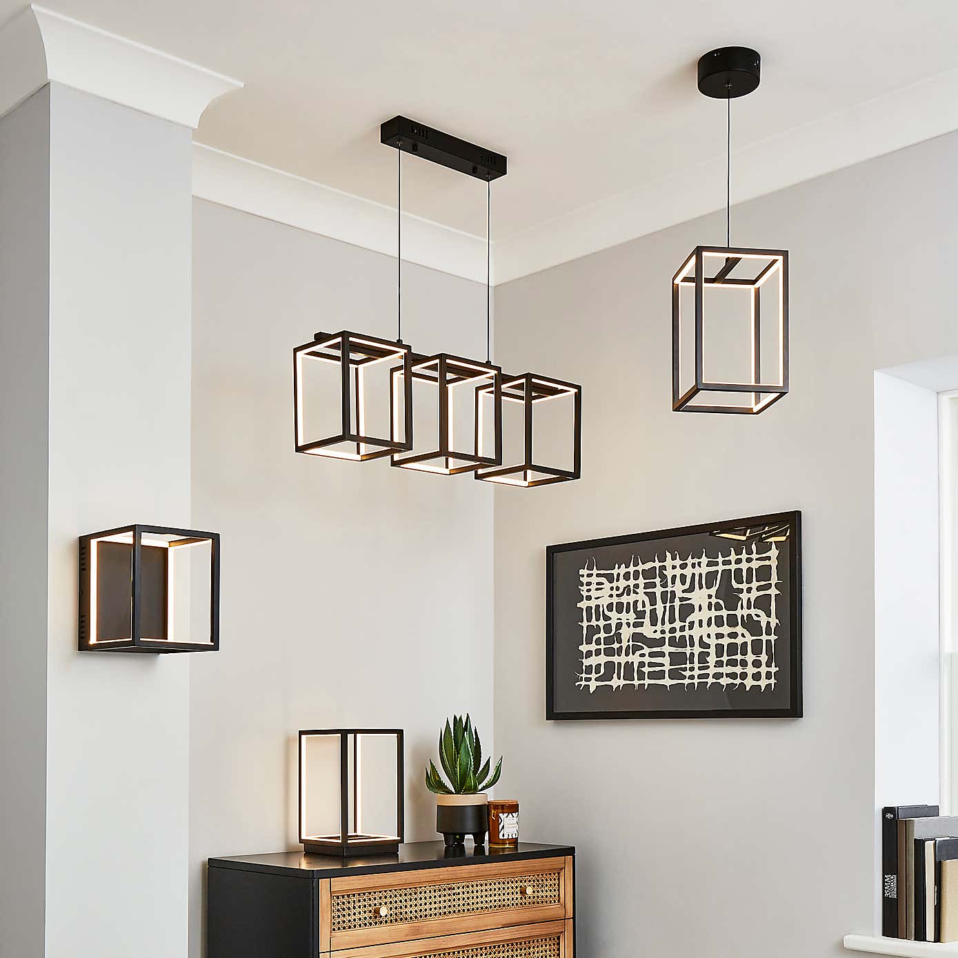 Depere Black LED Wall Light