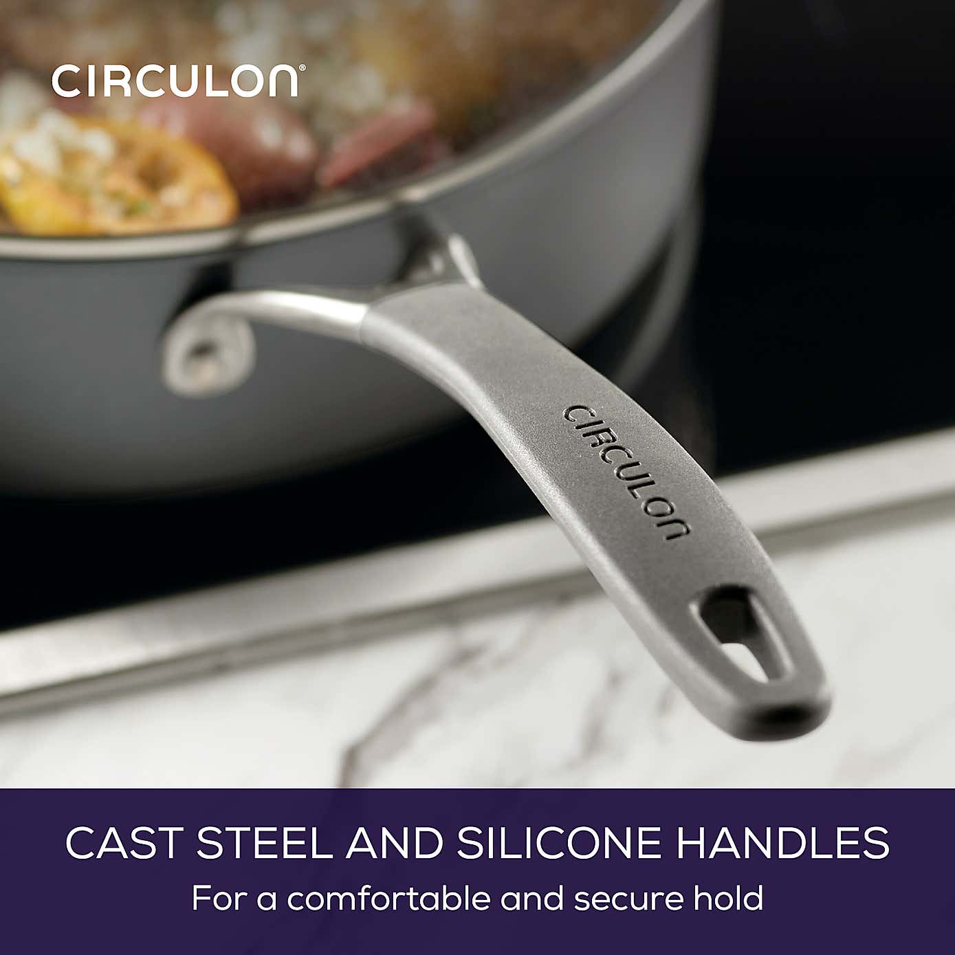 Circulon Scratch Defense Extreme Non-Stick Saute Pan, 28cm