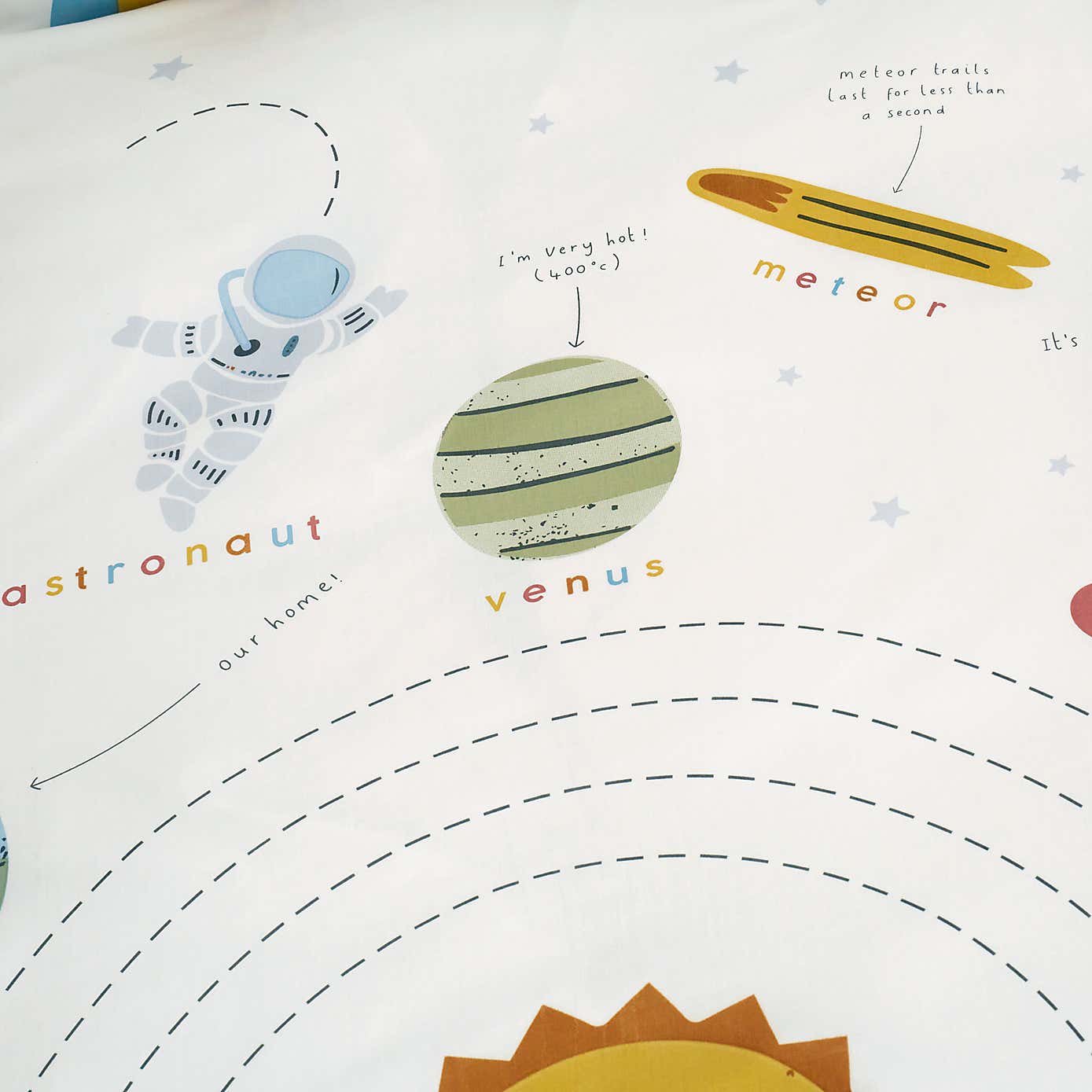 Outer Space Duvet Cover and Pillowcase Set