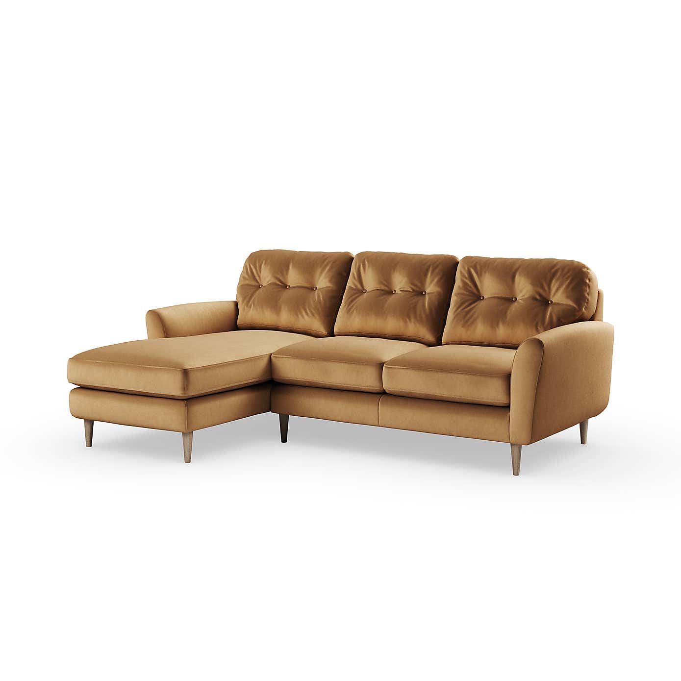 Sven Opulent Velvet Large Corner Chaise Sofa