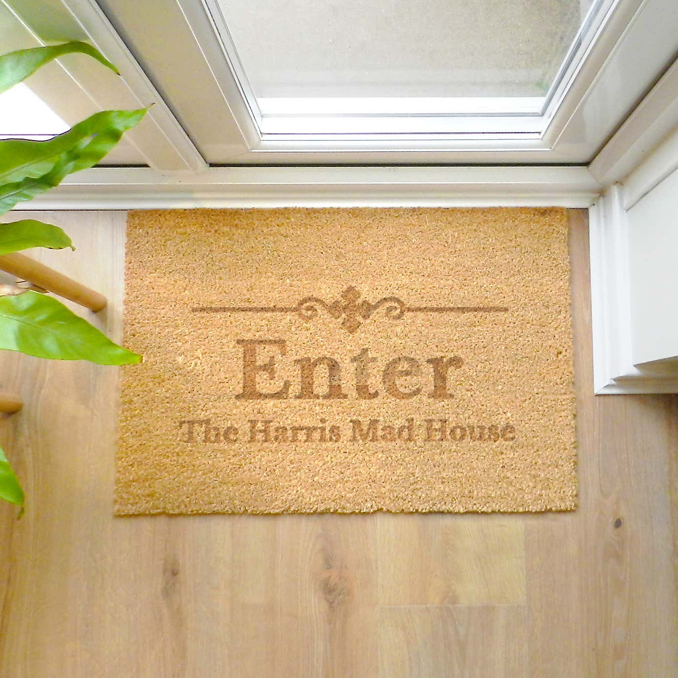 Personalised Rectangle Name or Number Doormat