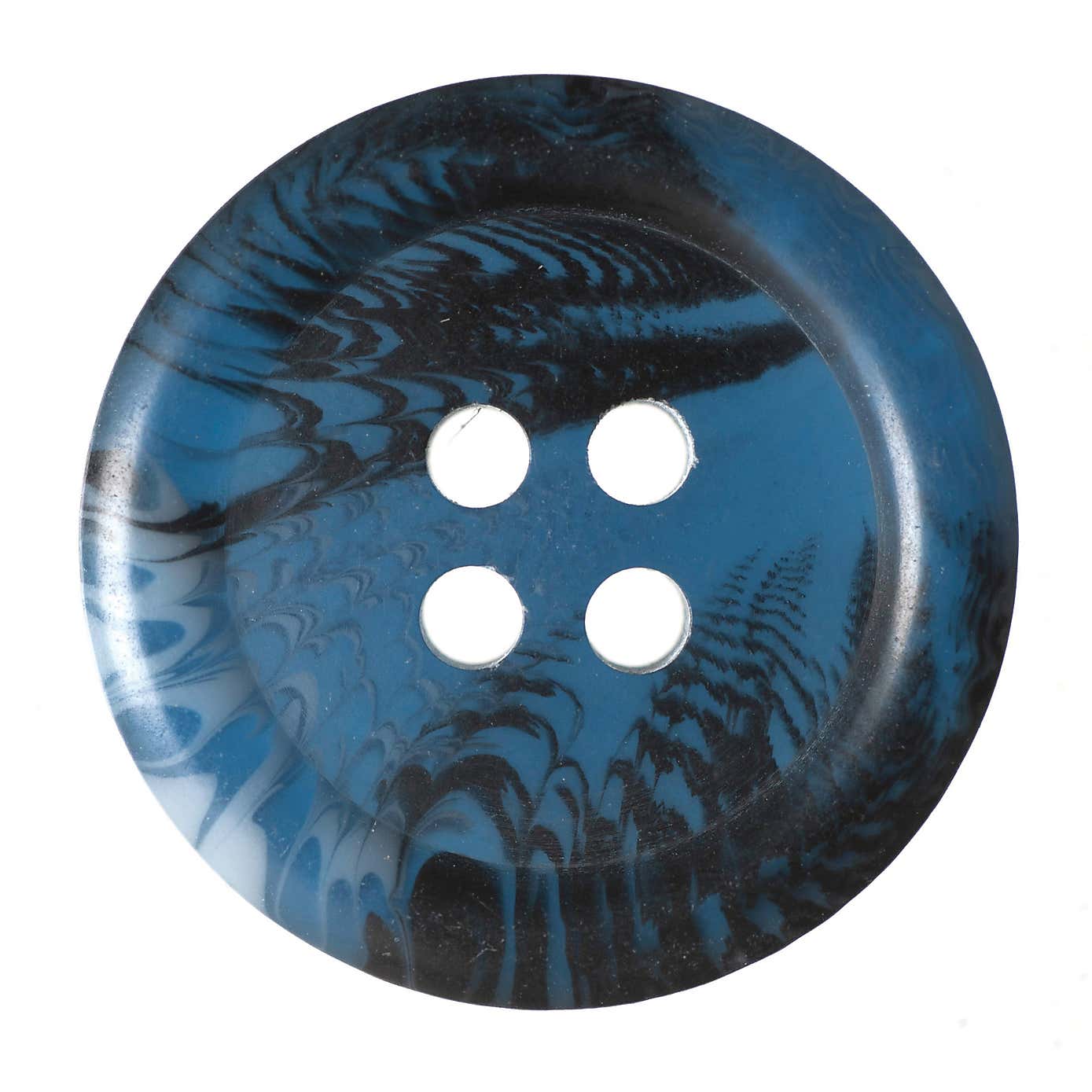 Round Rimmed Marbled Buttons 20mm Pack of 5