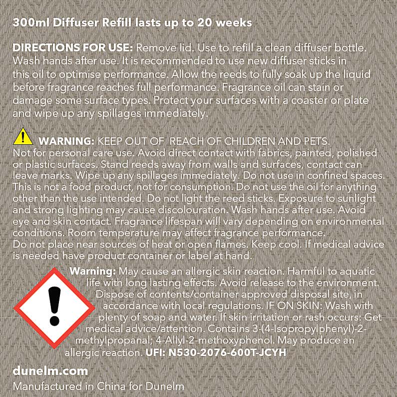 Churchgate Vanilla and Sandalwood Diffuser Refill