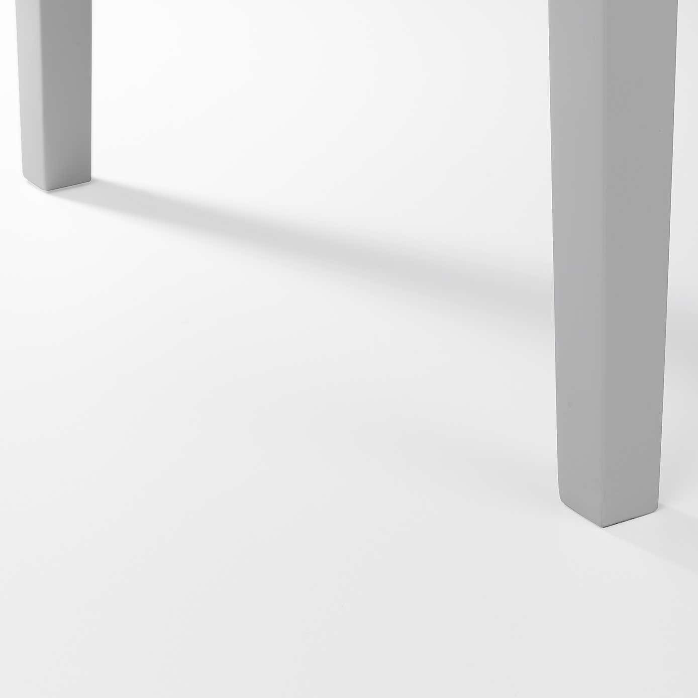 Taku 114cm White Dining Table