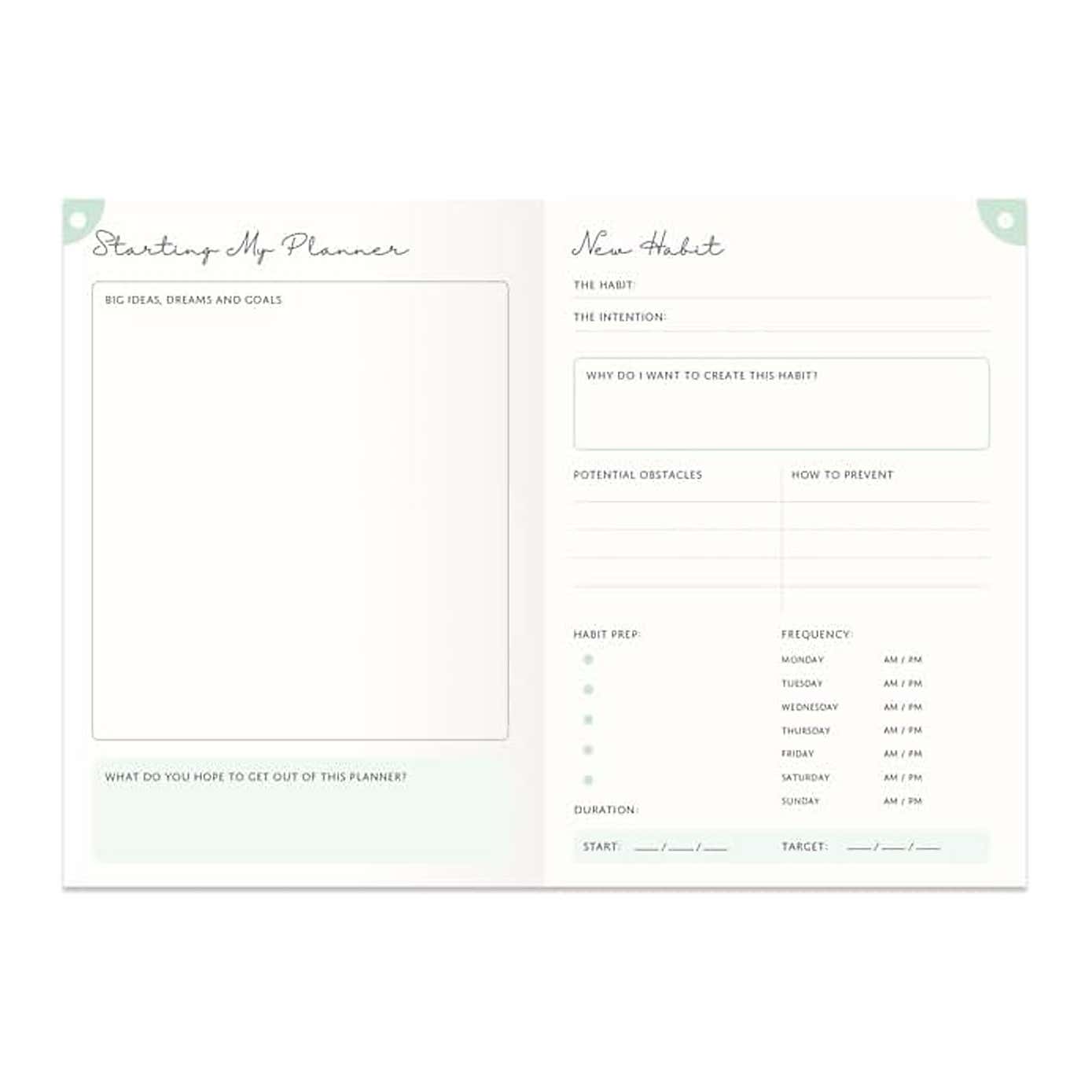 Rituals Happy Habits Productivity Journal