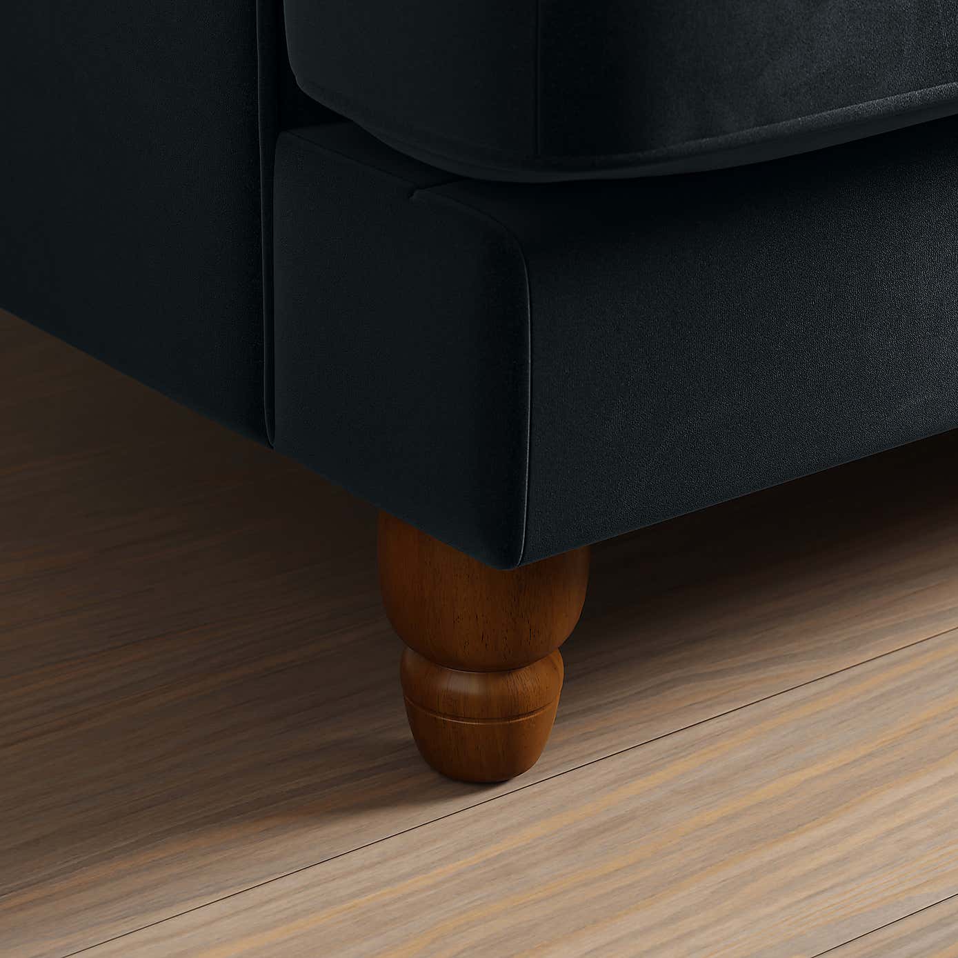 Beatrice Snuggle Sofa, Velvet