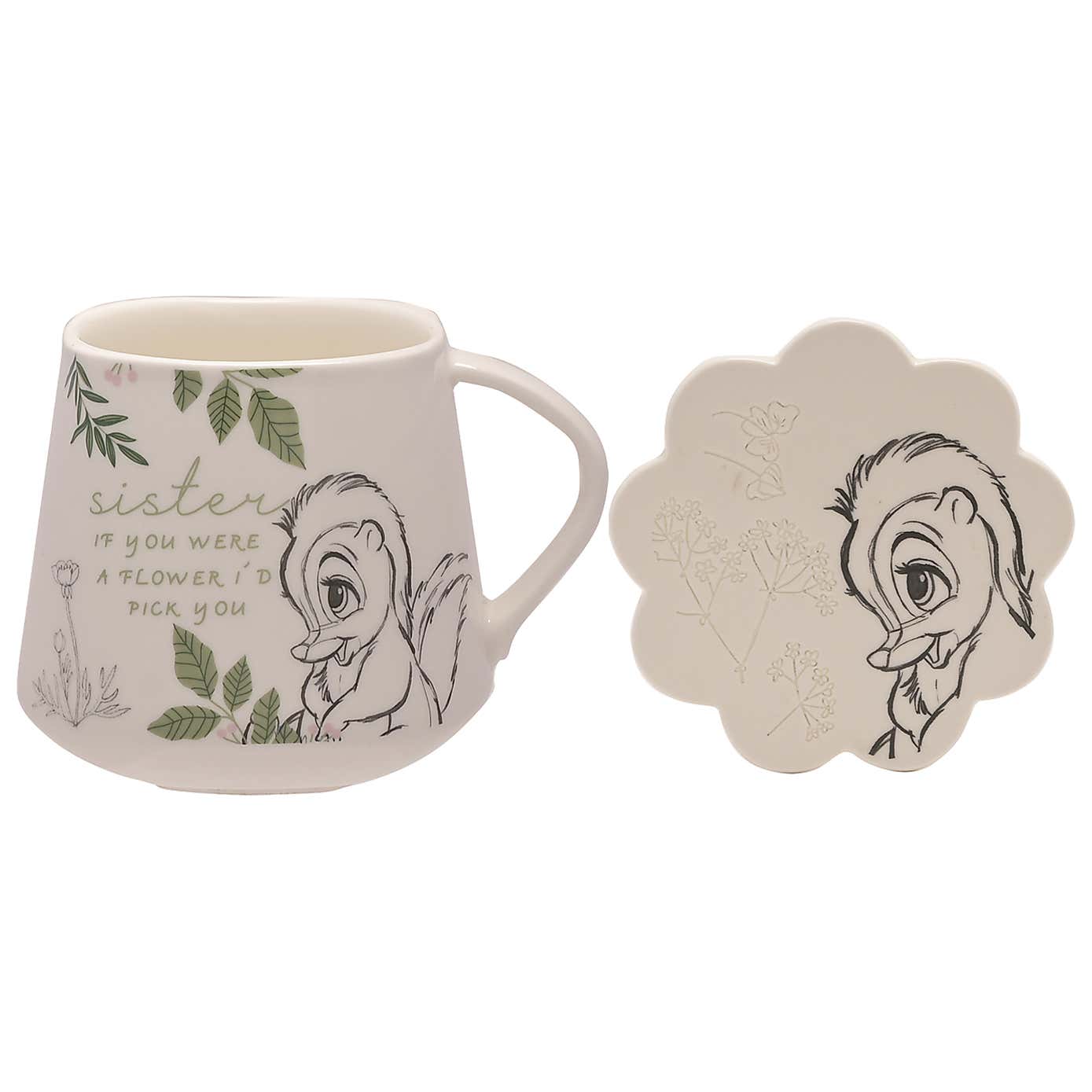 Disney Bambi Flower Sister Mug & Coaster Set
