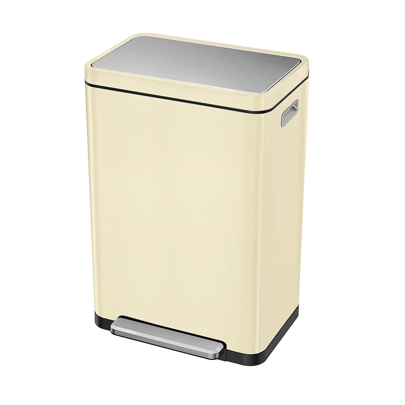 EKO X-Cube 20/20L Cream Recycling Bin