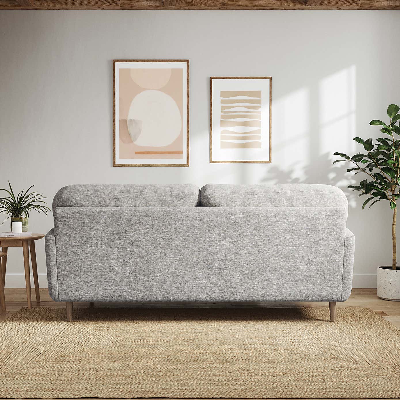 Sven Tonal Weave 4 Seater Sofa