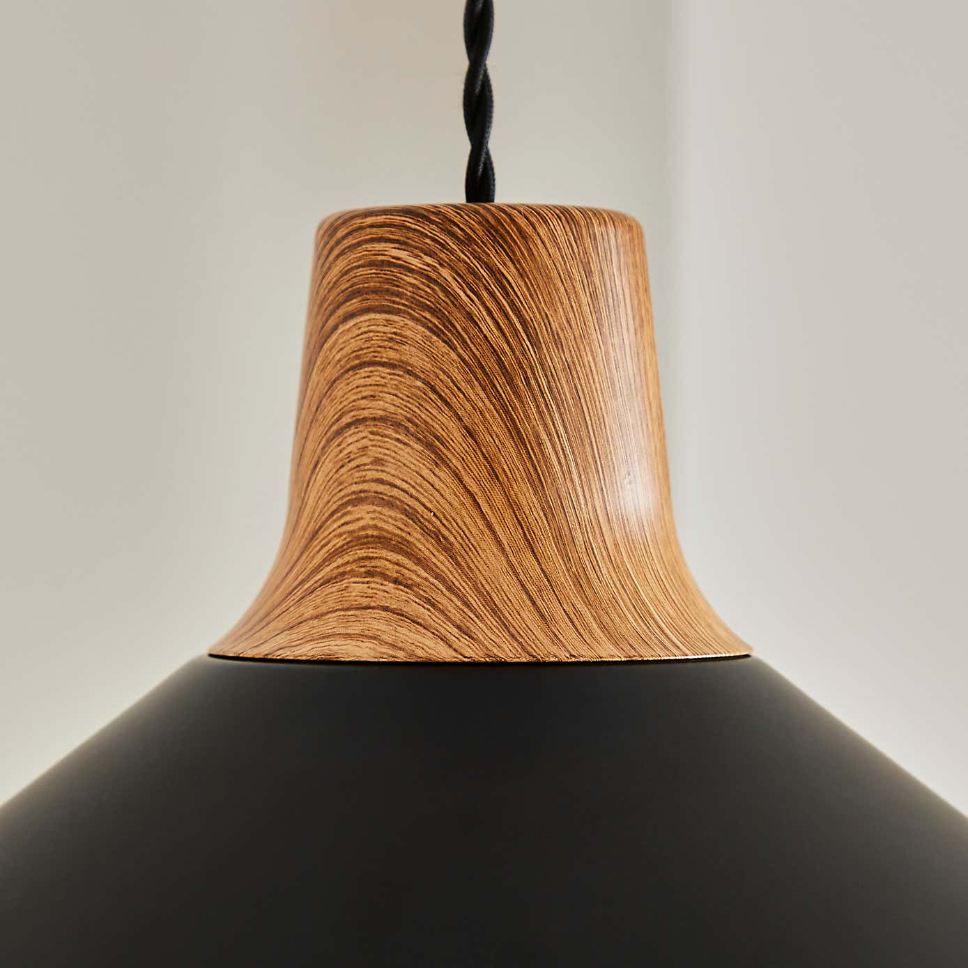 Elements Wolston Metal Easy Fit Pendant Shade