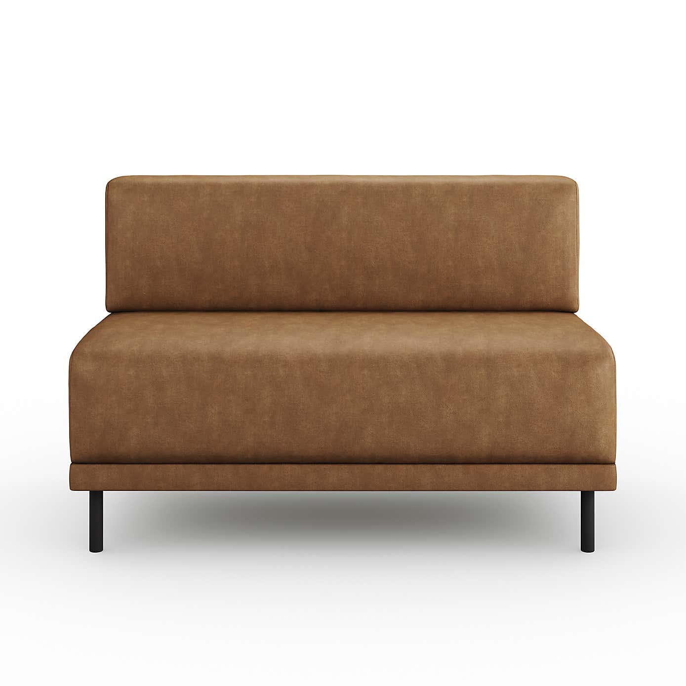 Mae Long Dining Bench, Faux Leather