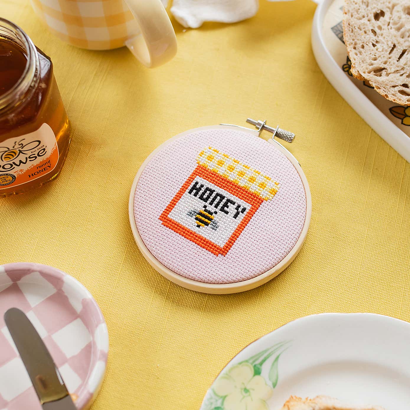 Cotton Clara Honey Cross Stitch Kit