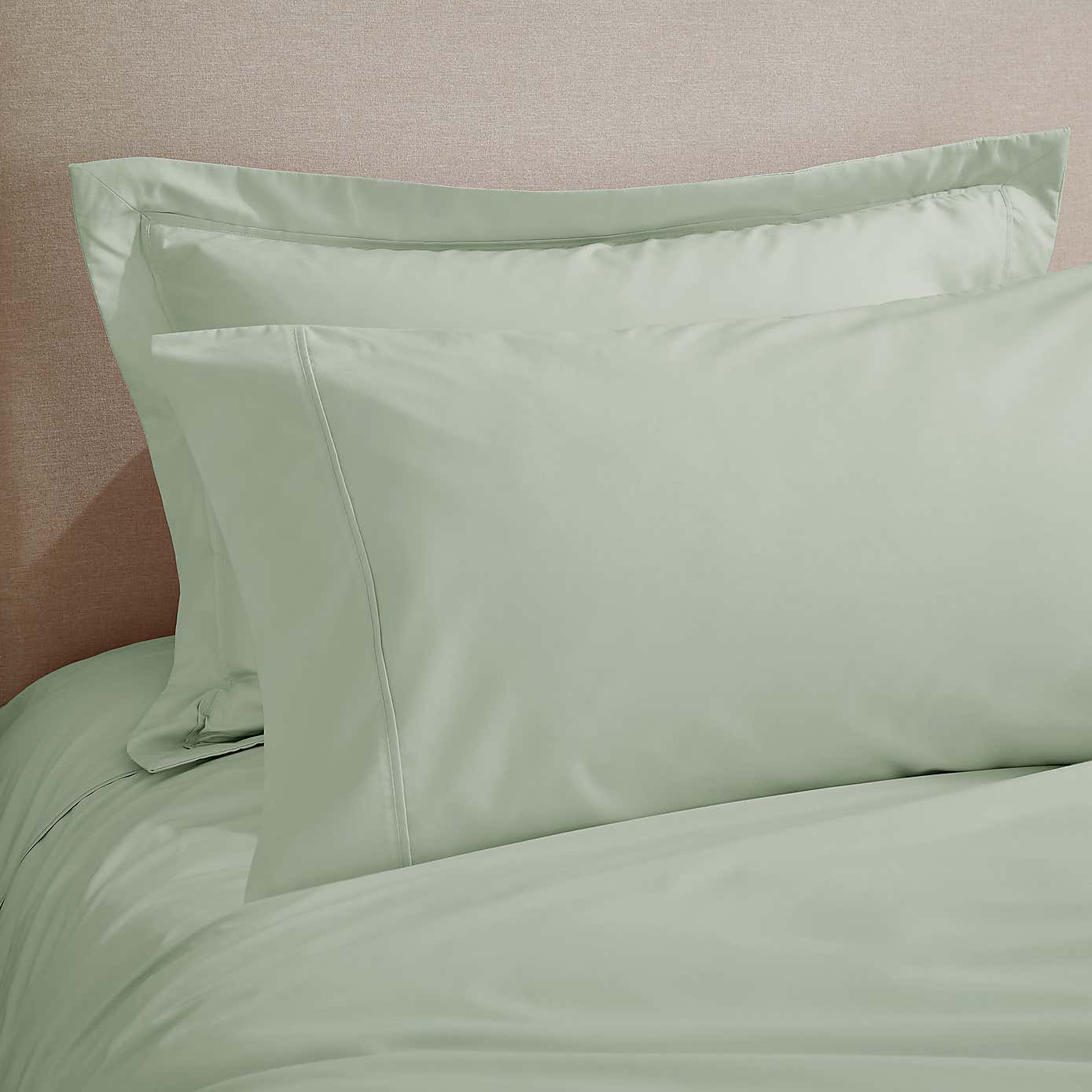 Dorma Crisp & Fresh 400 Thread Count Cotton Percale Kingsize Standard Pillowcase