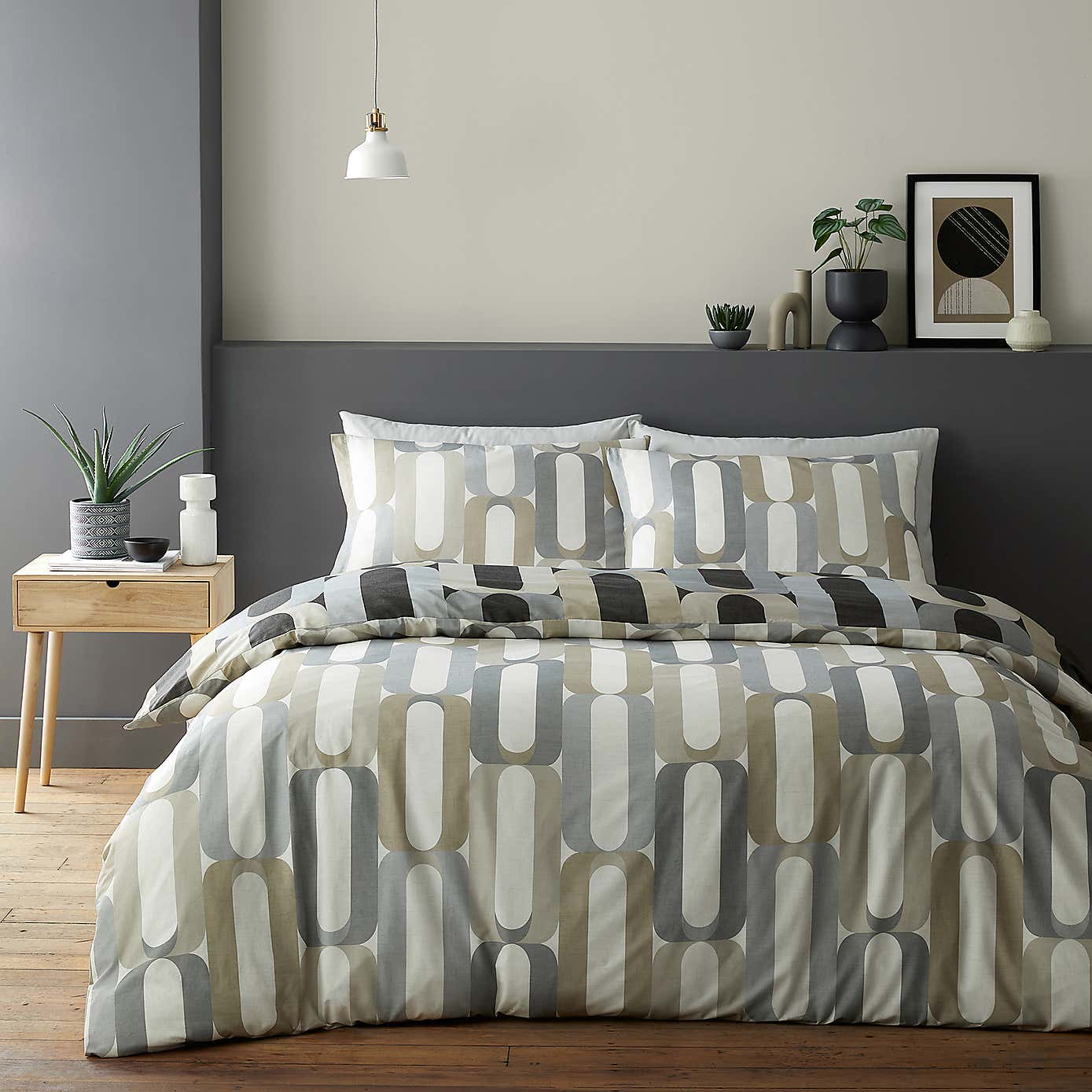 Orea Polycotton  Duvet Cover & Pillowcase Set