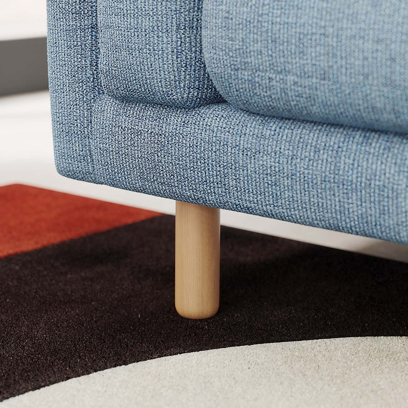 Newton Chunky Tonal Weave Corner Chaise