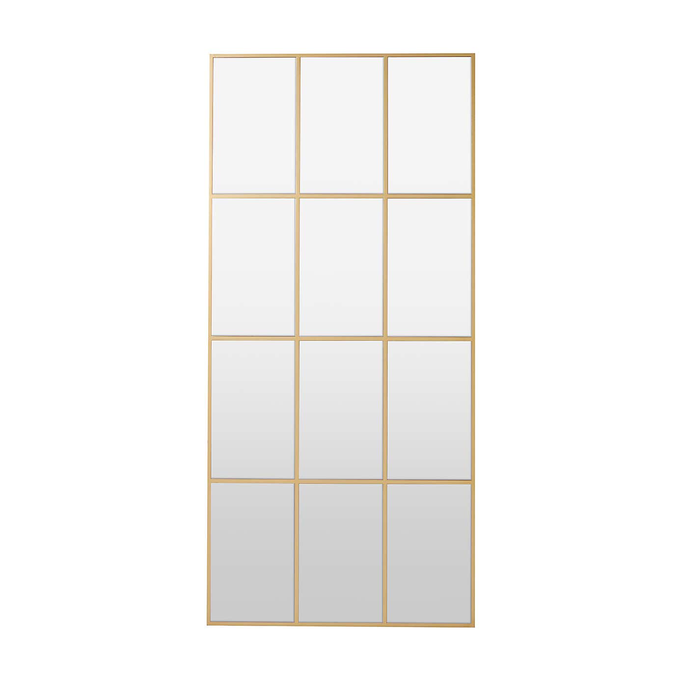 Luxe Window Rectangle Full Length Leaner Mirror