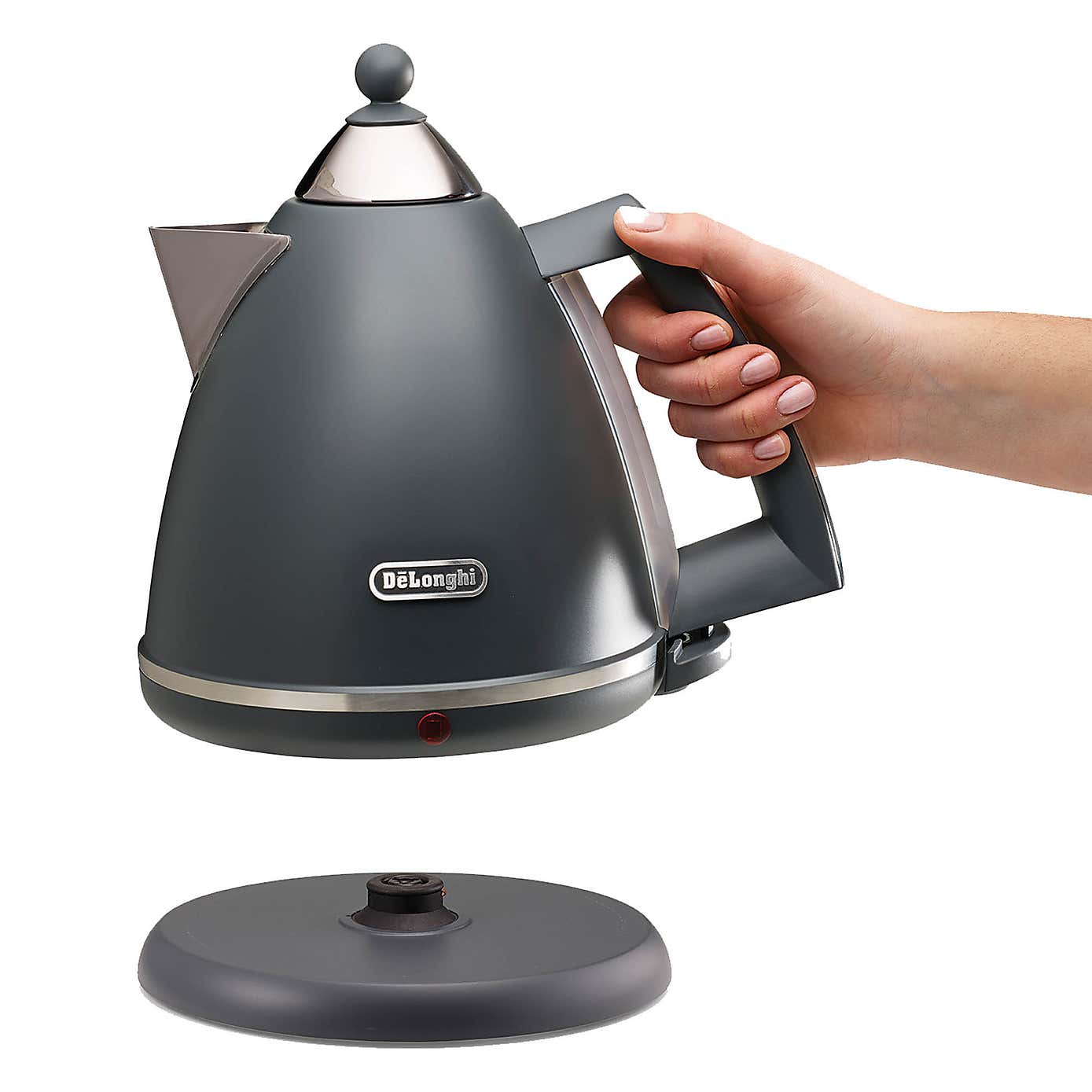 Delonghi 1700ml Argento Kettle