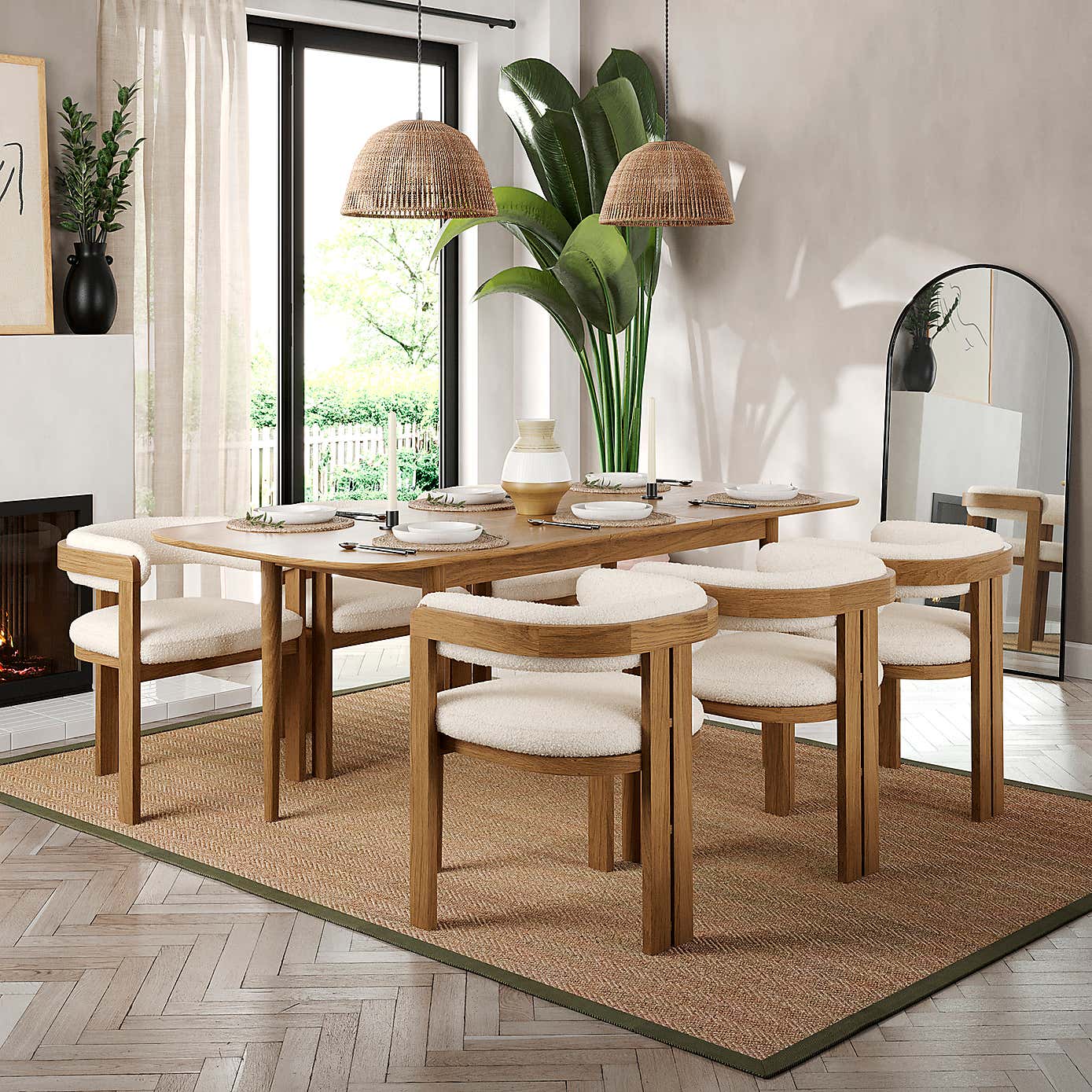 Karla Rectangle Extending Dining Table
