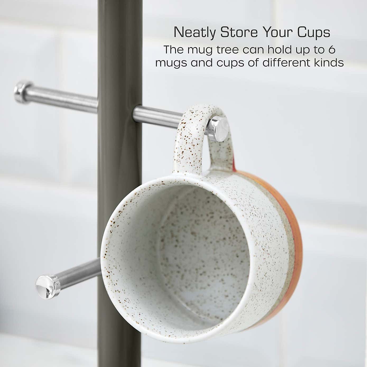 Swan Towel Pole and Mug Tree Set