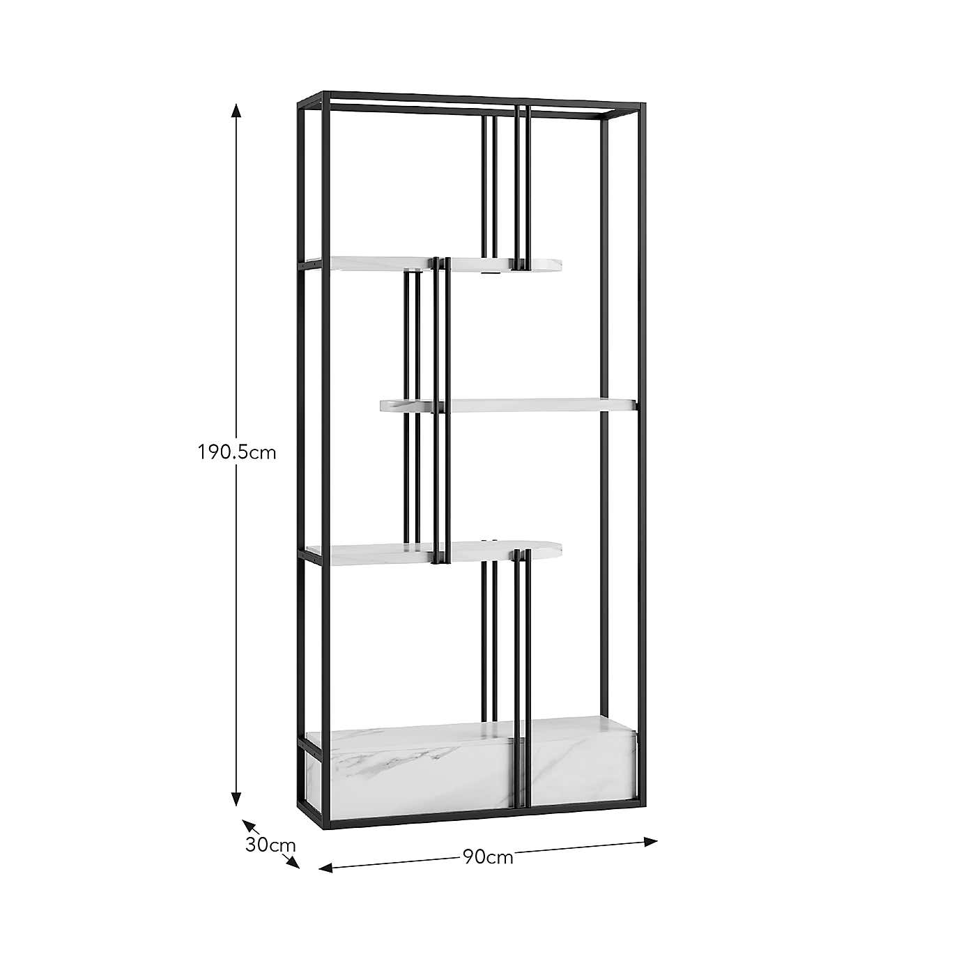Blaise Tall Shelving Unit
