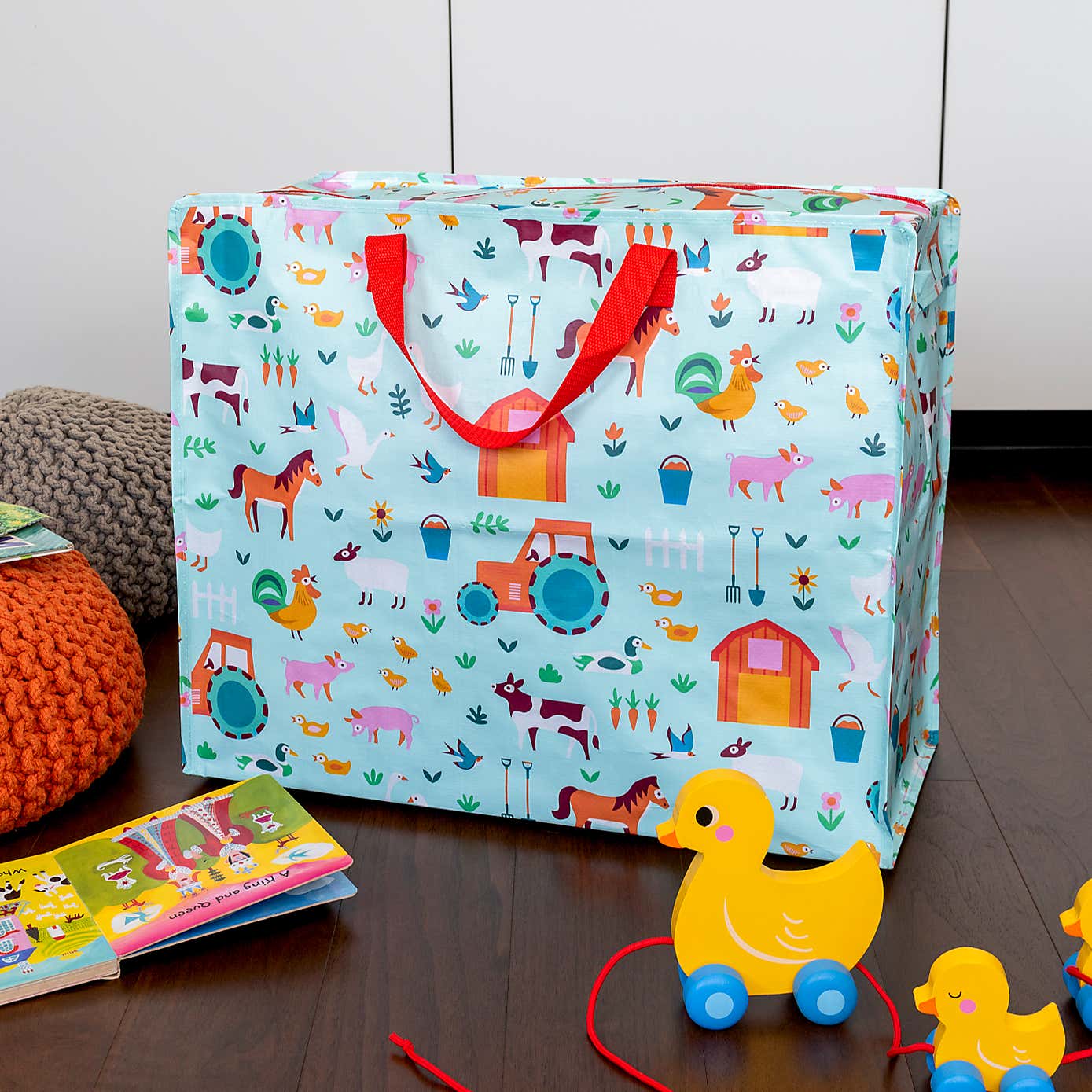 Kids Farm Jumbo Storage Bag
