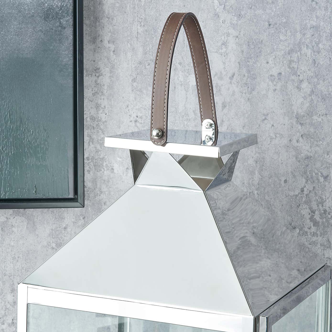 Metal & Glass Lantern