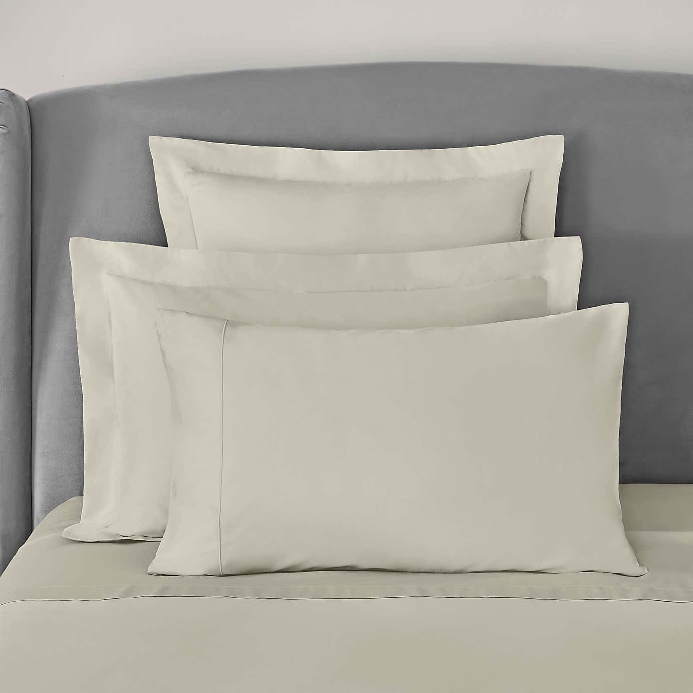 Dorma Egyptian Cotton 400 Thread Count Percale Continental Pillowcase