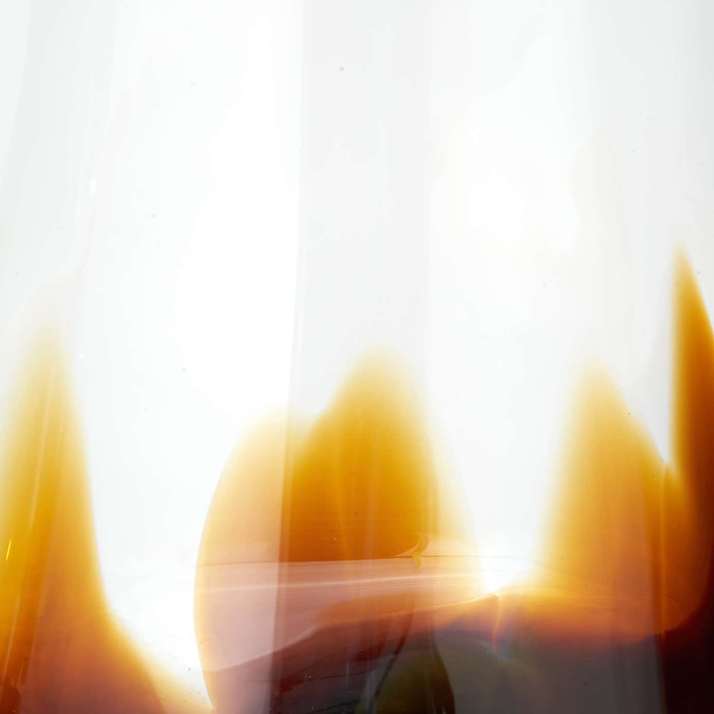 Ombre Glass Bell Vase